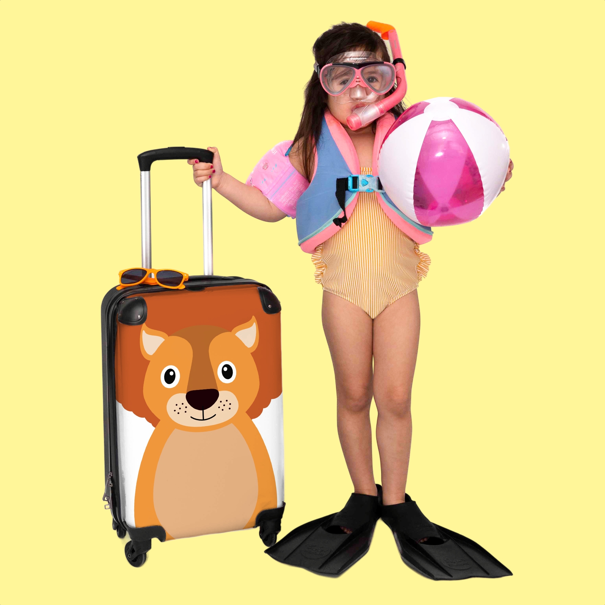 Koffer - Dierenportret - Leeuw - kinderen-3