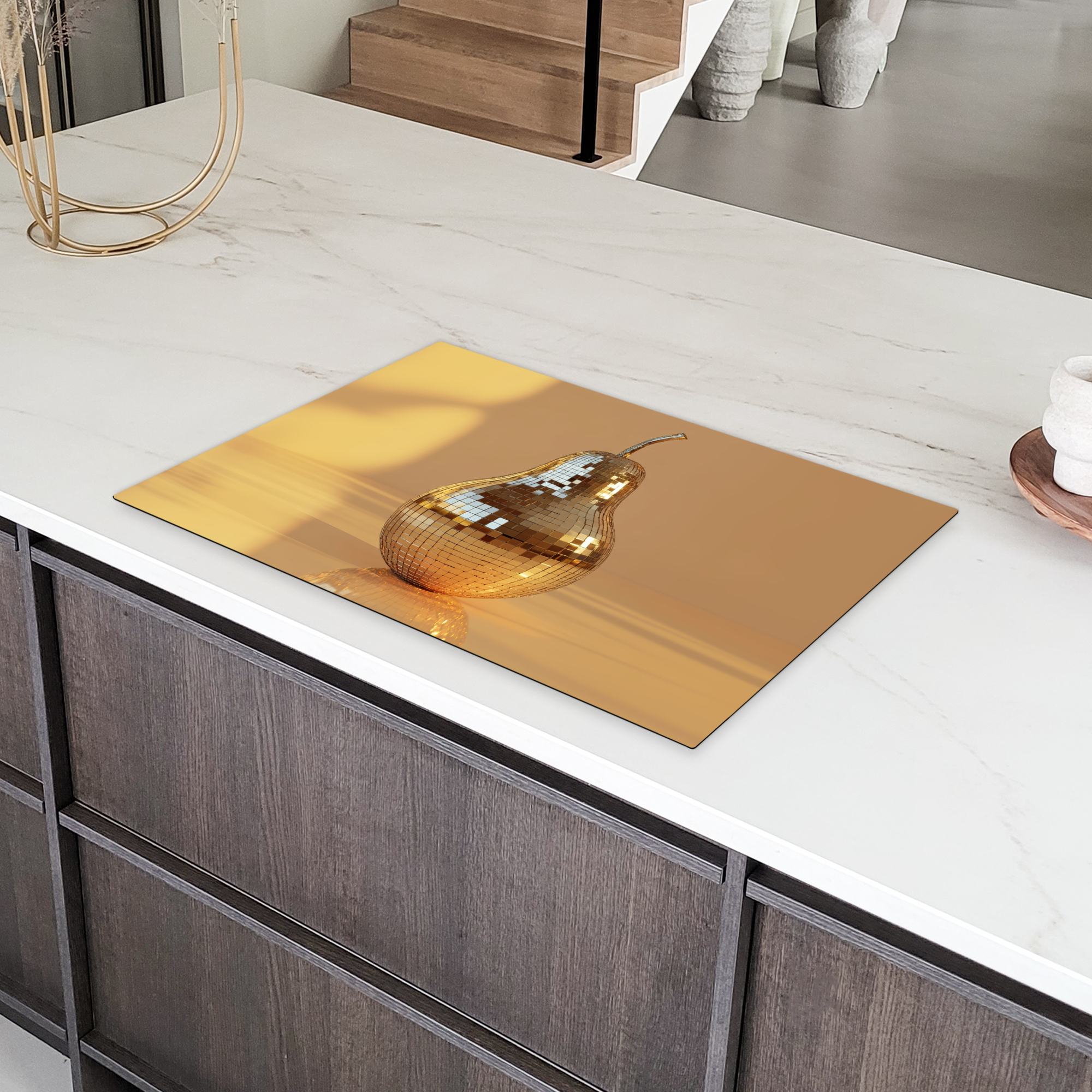 Inductiebeschermer - Goud - Disco - Glitter - Peer-4
