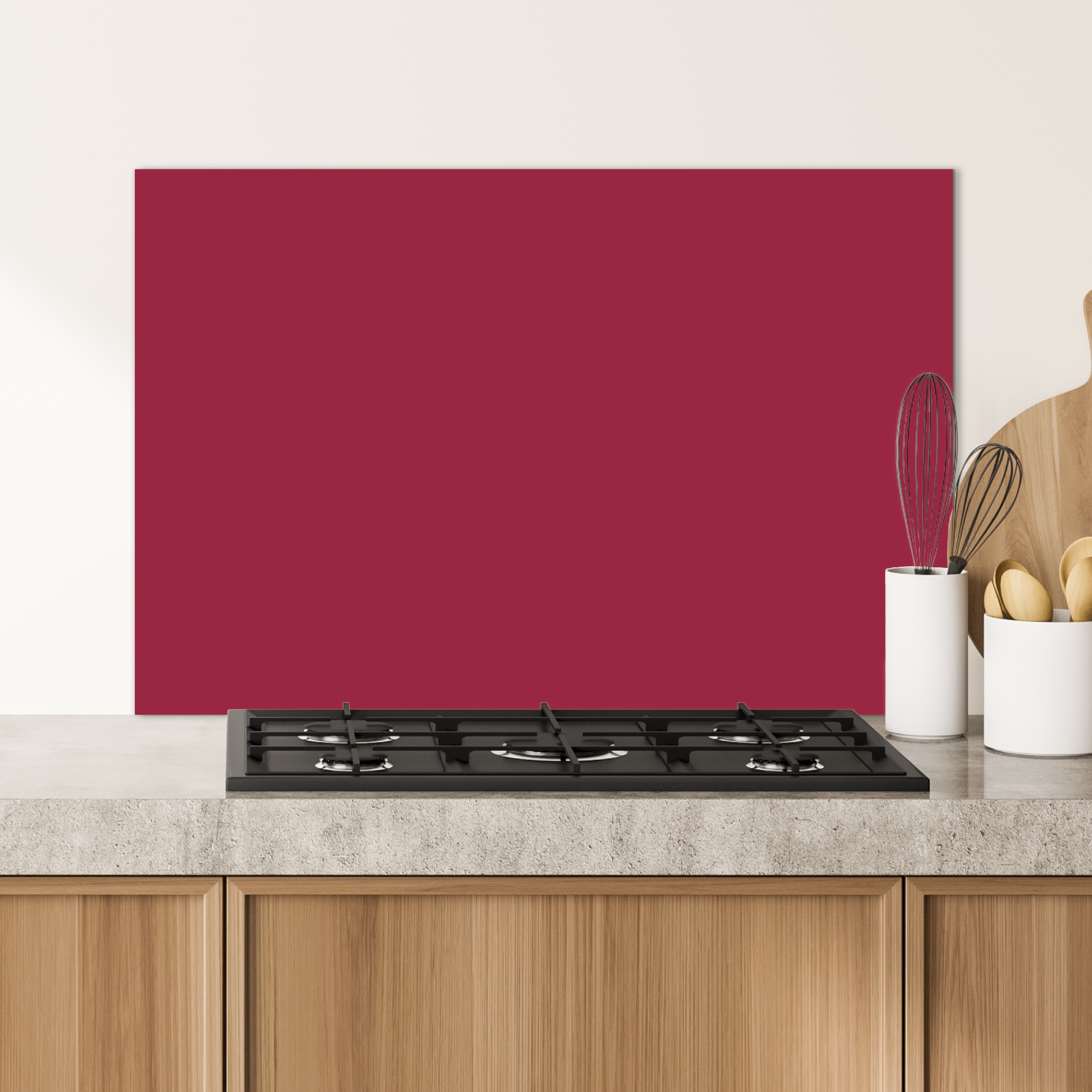 Spatscherm keuken - Bruin - Rood - Patronen-4
