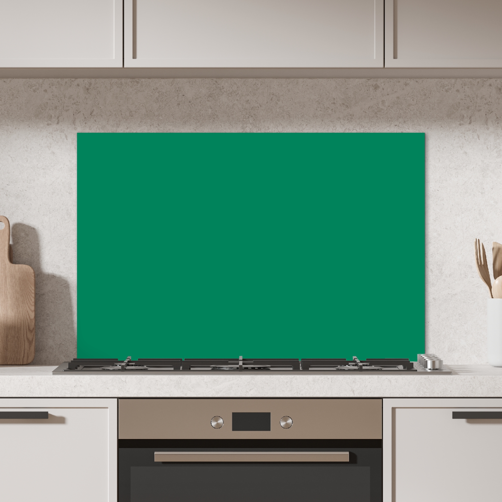 Spatscherm keuken - Groen -Bos - Interieur-2