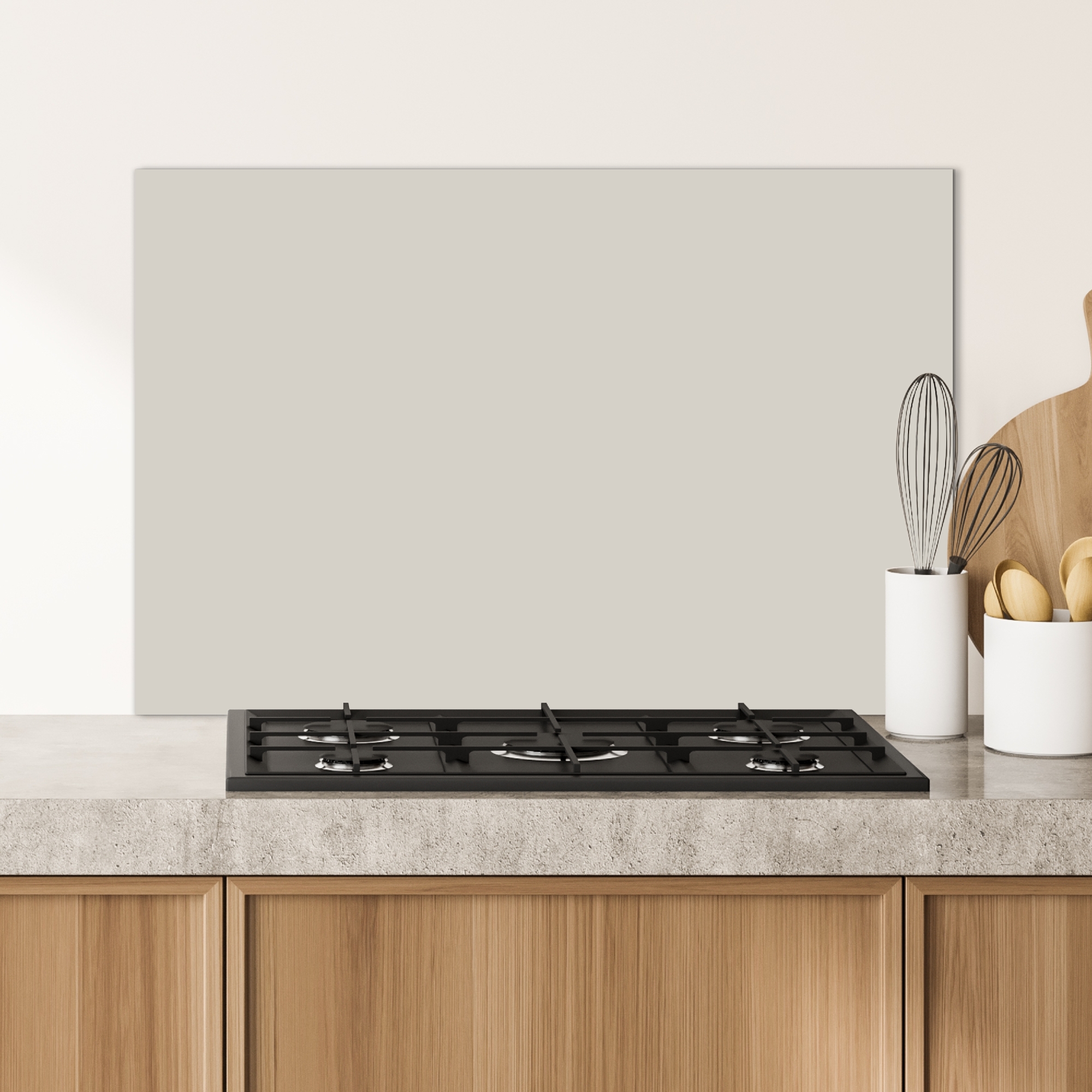 Spatscherm keuken - Grijs - Licht - Herfst-4