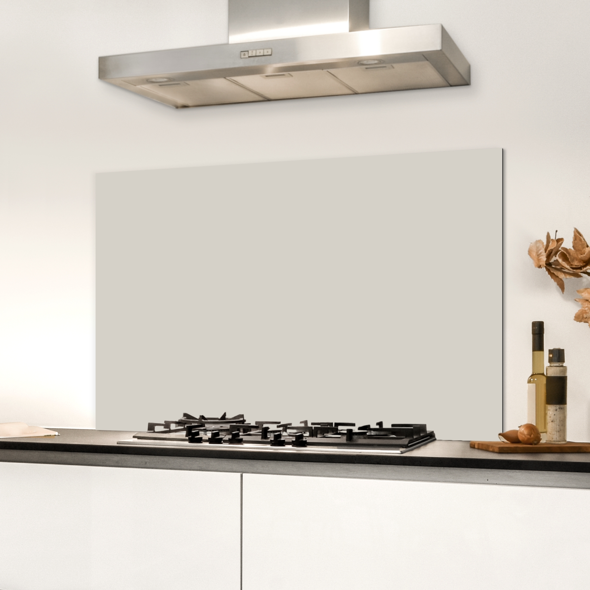 Spatscherm keuken - Grijs - Licht - Herfst-3
