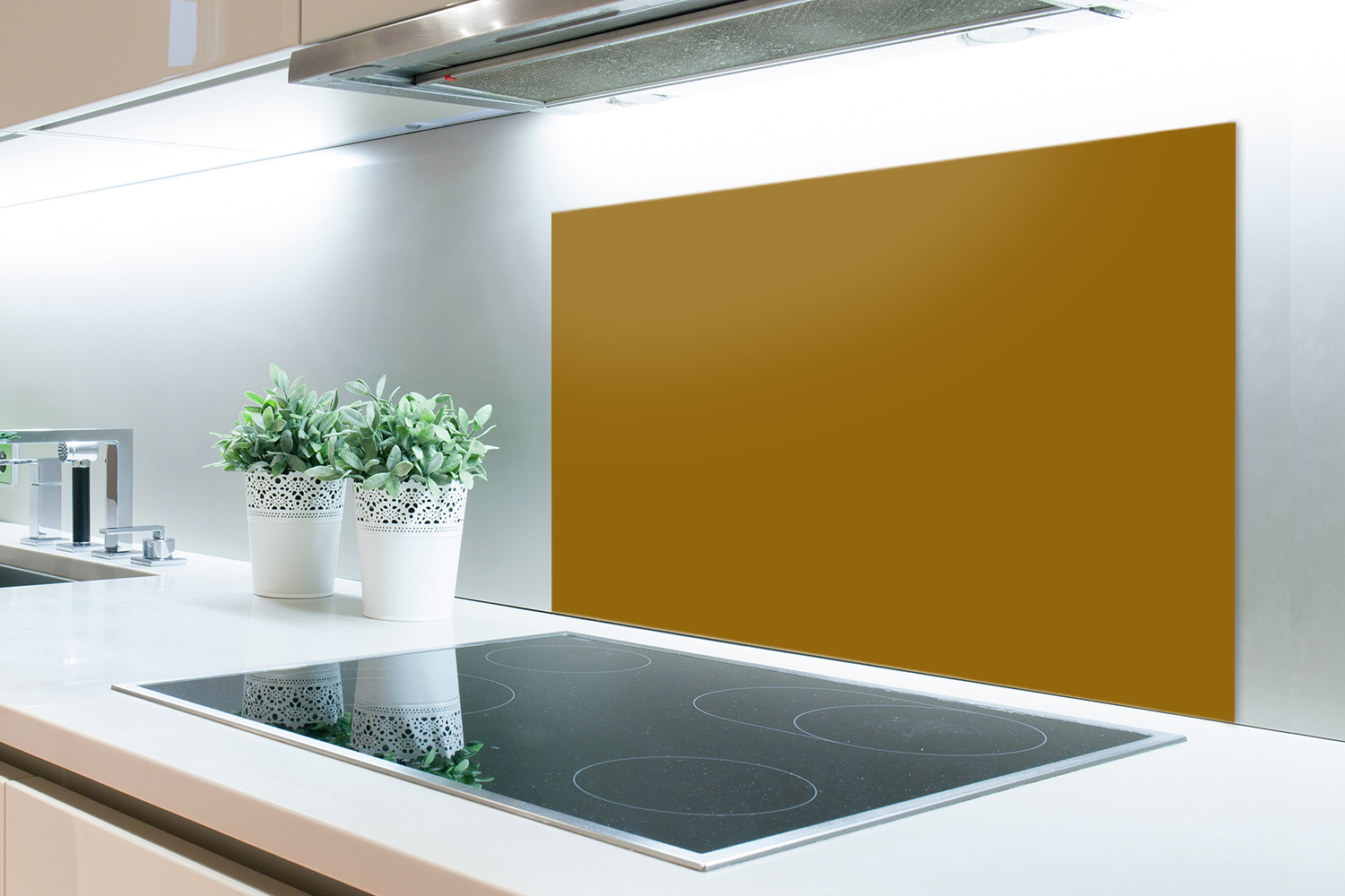 Spatscherm keuken - Goud - Luxe - Interieur-2