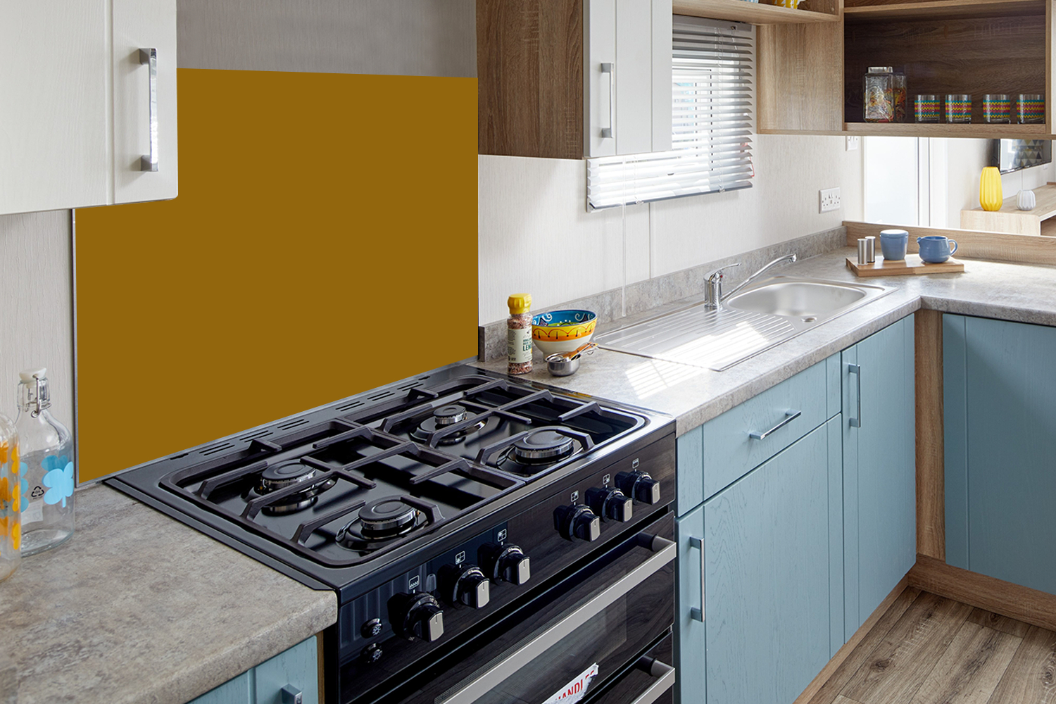 Spatscherm keuken - Goud - Luxe - Interieur-4
