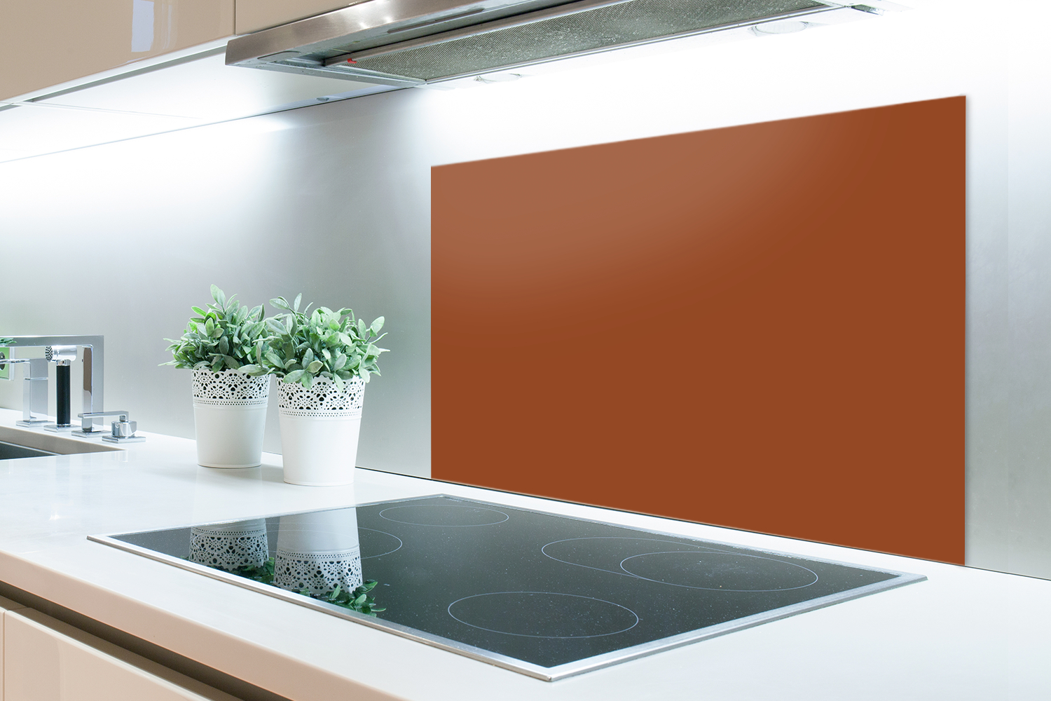Spatscherm keuken - Terracotta - Bruin - Palet-2