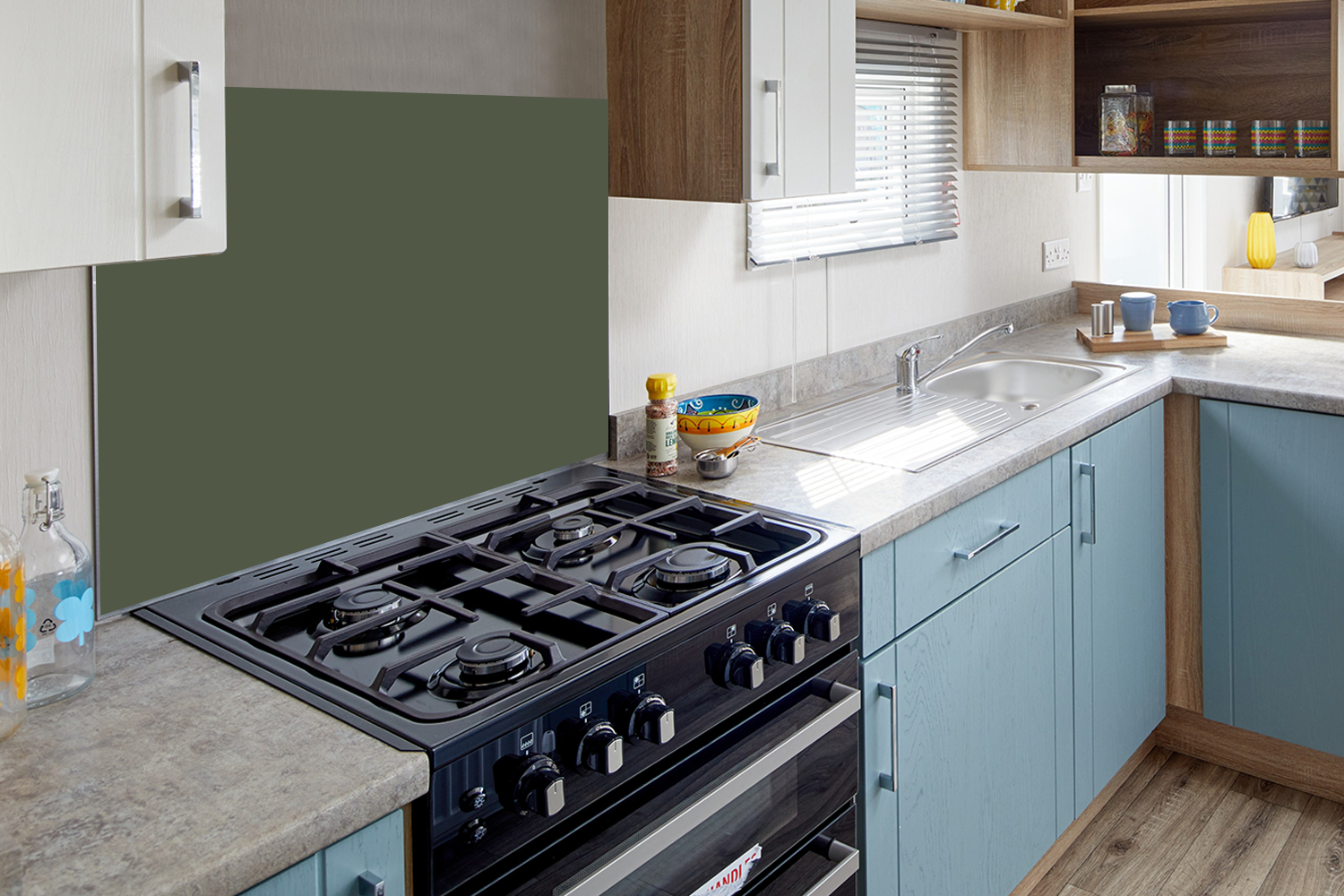 Spatscherm keuken - Groen - Olijf - Kleur-4