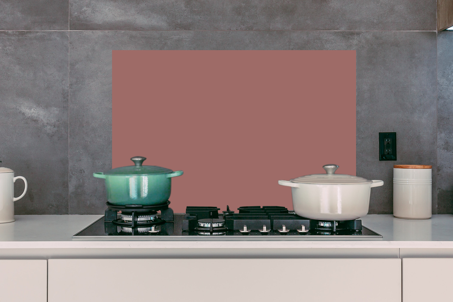 Spatscherm keuken - Terracotta - Patronen - Roze-3