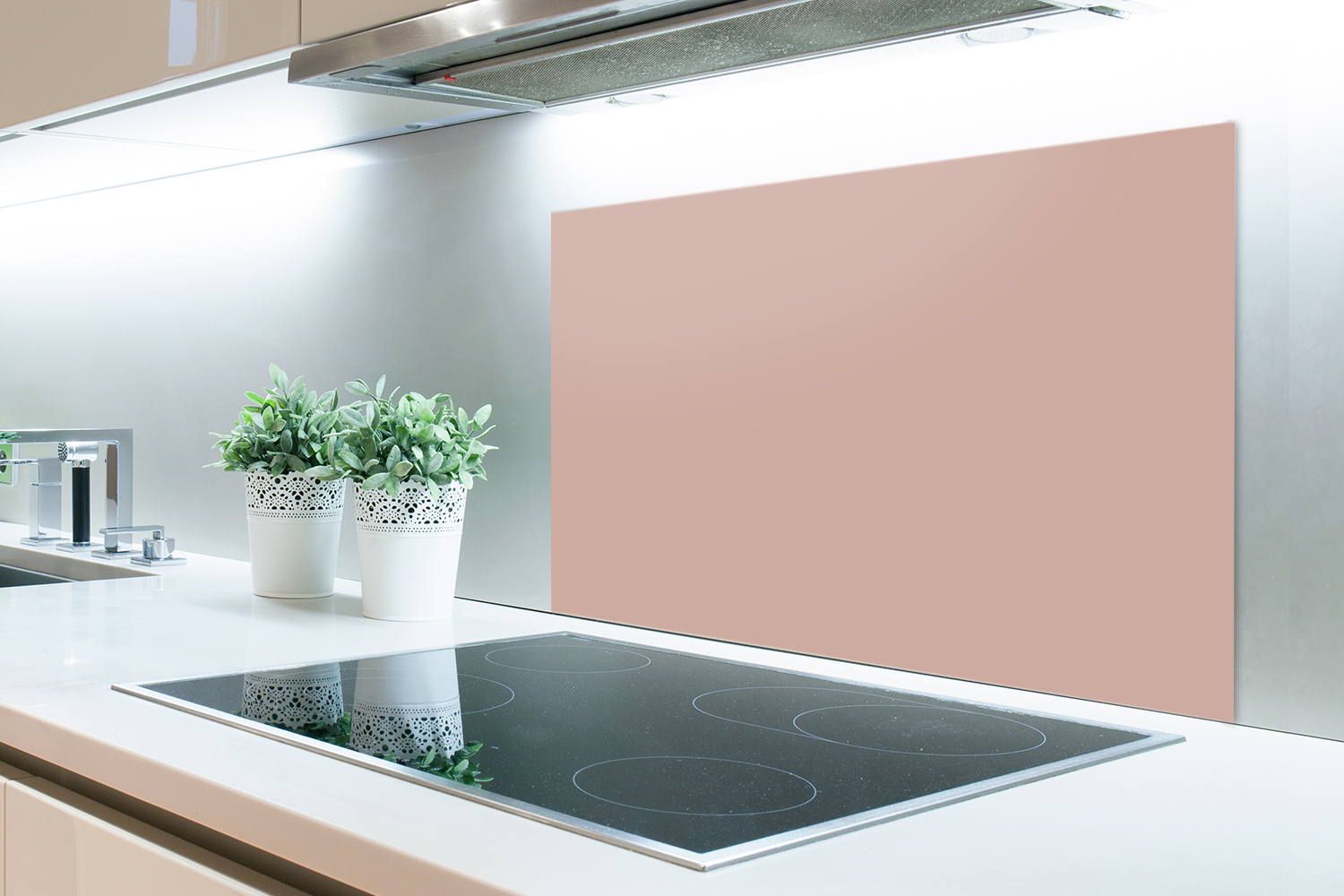 Spatscherm keuken - Roze - Palet - Oud-2