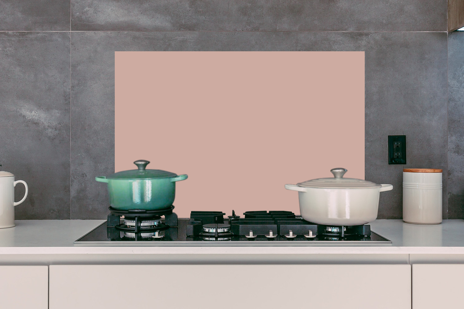 Spatscherm keuken - Roze - Palet - Oud-3