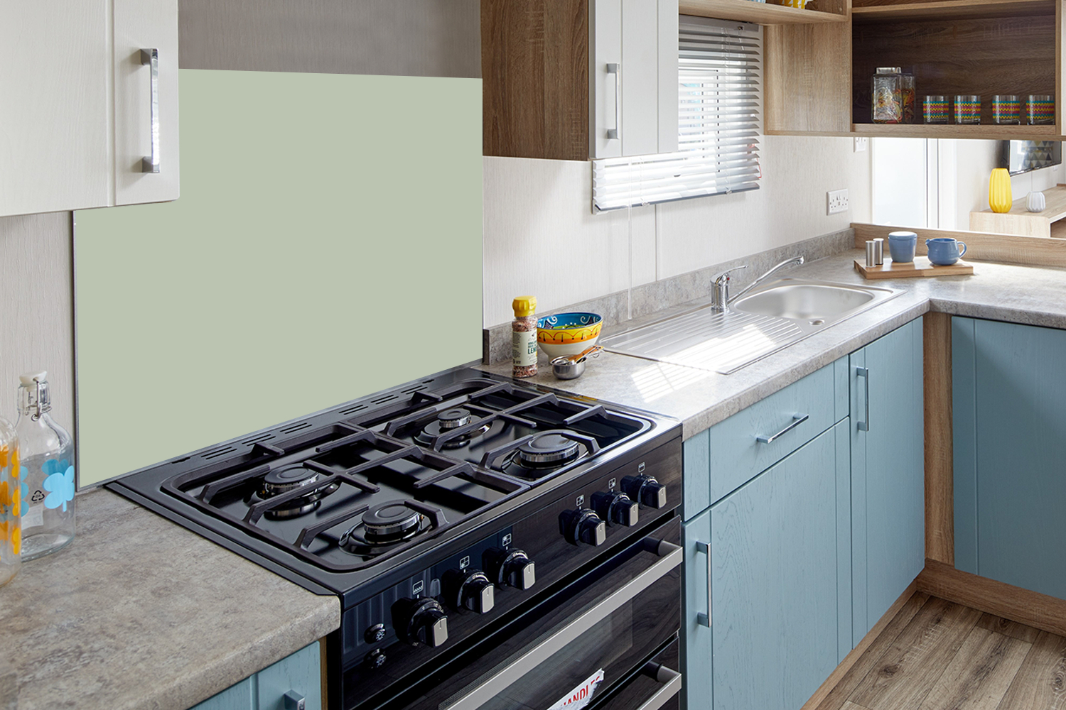 Spatscherm keuken - Kleur - Mintgroen - Interieur-4
