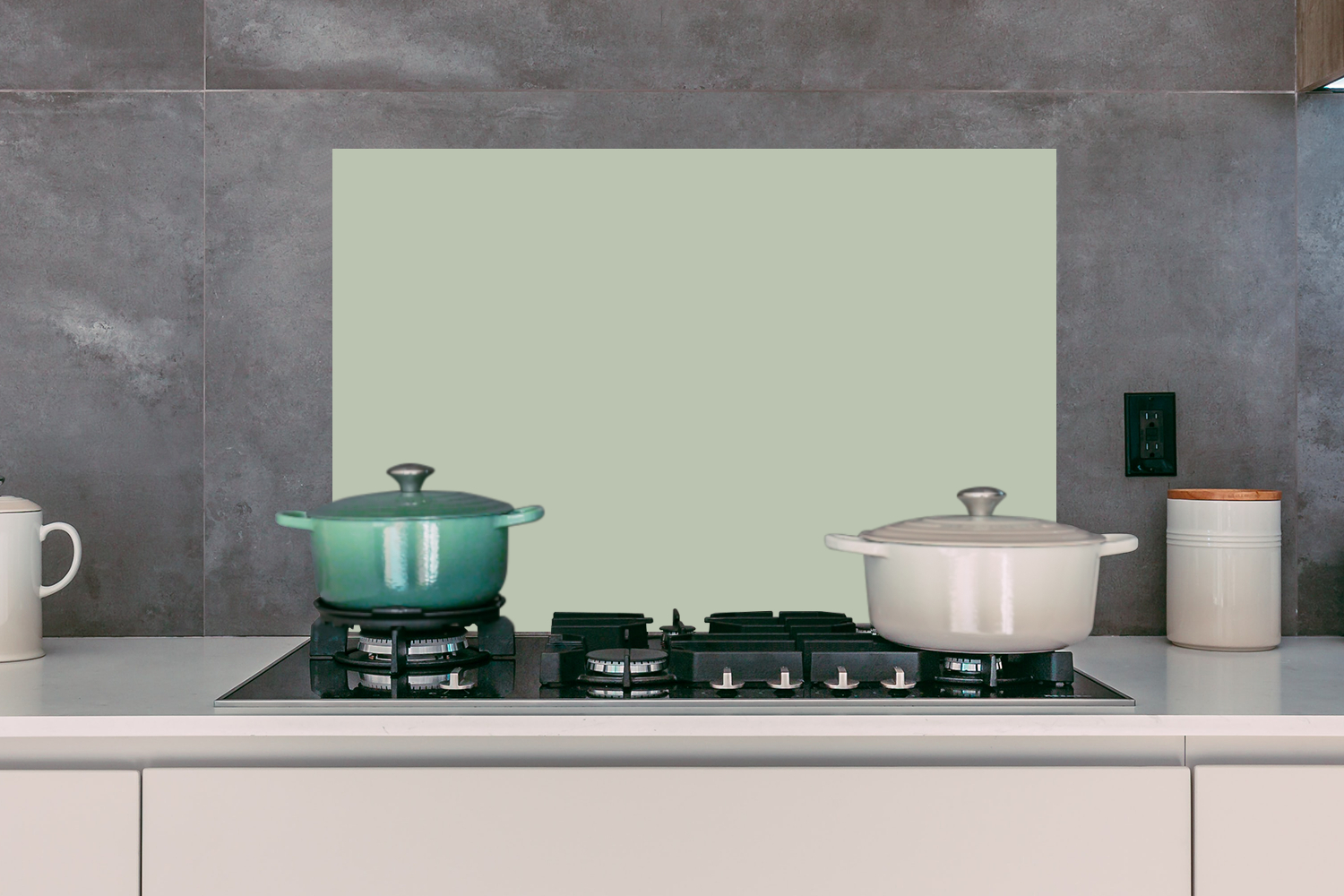 Spatscherm keuken - Kleur - Mintgroen - Interieur-3