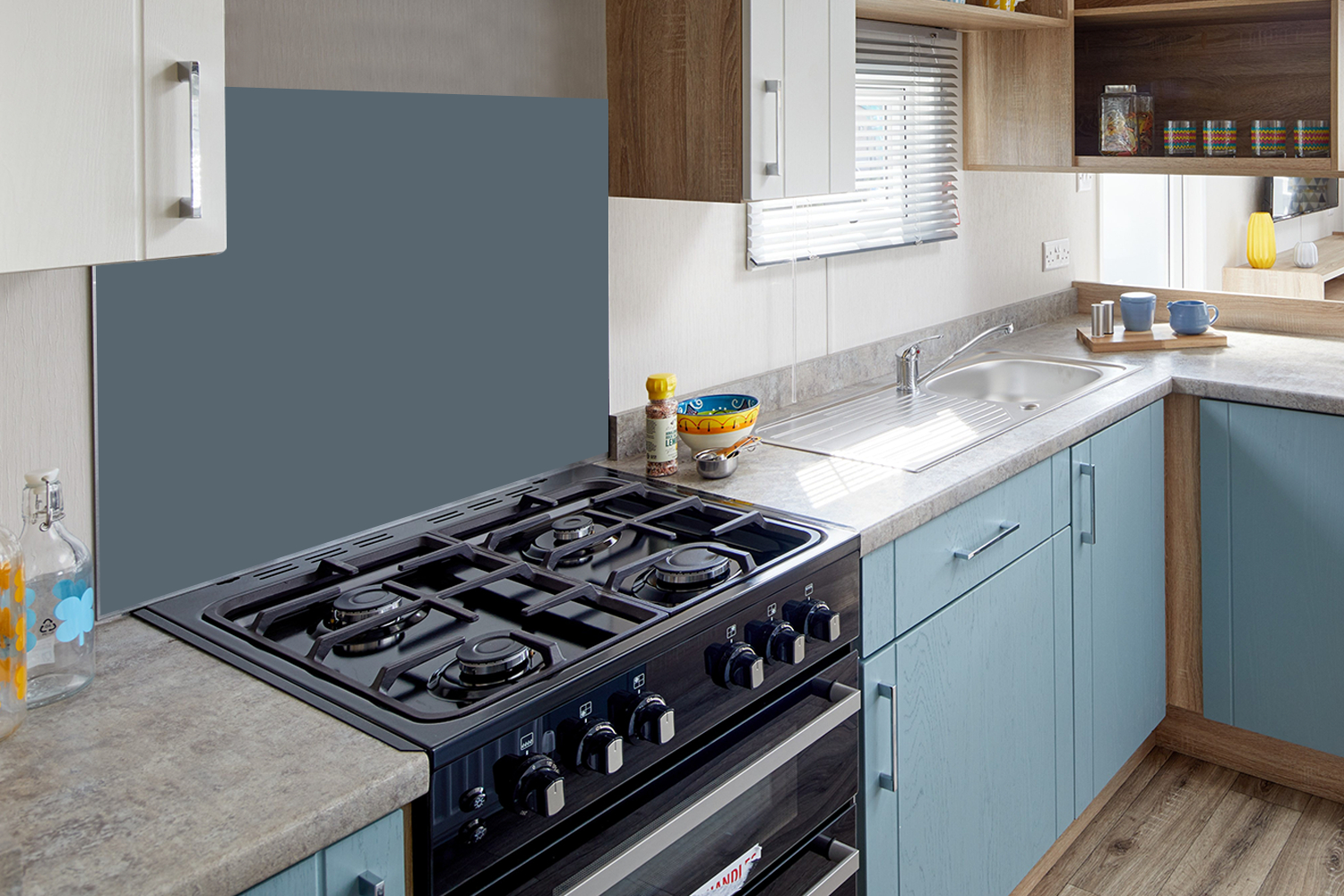 Spatscherm keuken - Kleuren - Blauw - Interieur-4