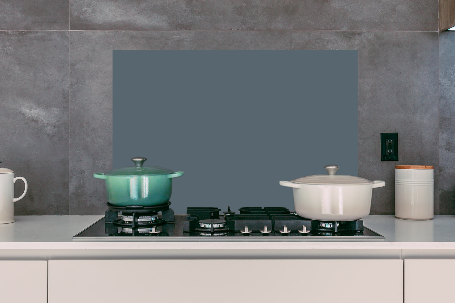 Spatscherm keuken - Kleuren - Blauw - Interieur-3