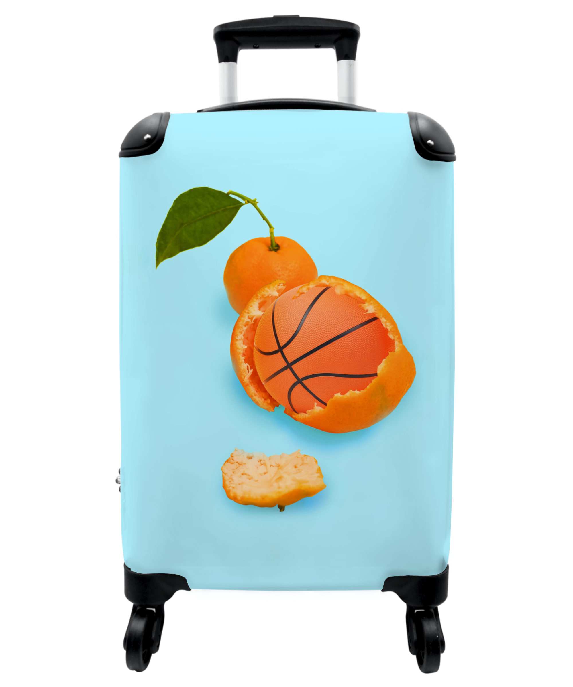 Koffer - Basketbal - Sinaasappel - Fruit - Oranje - Blad