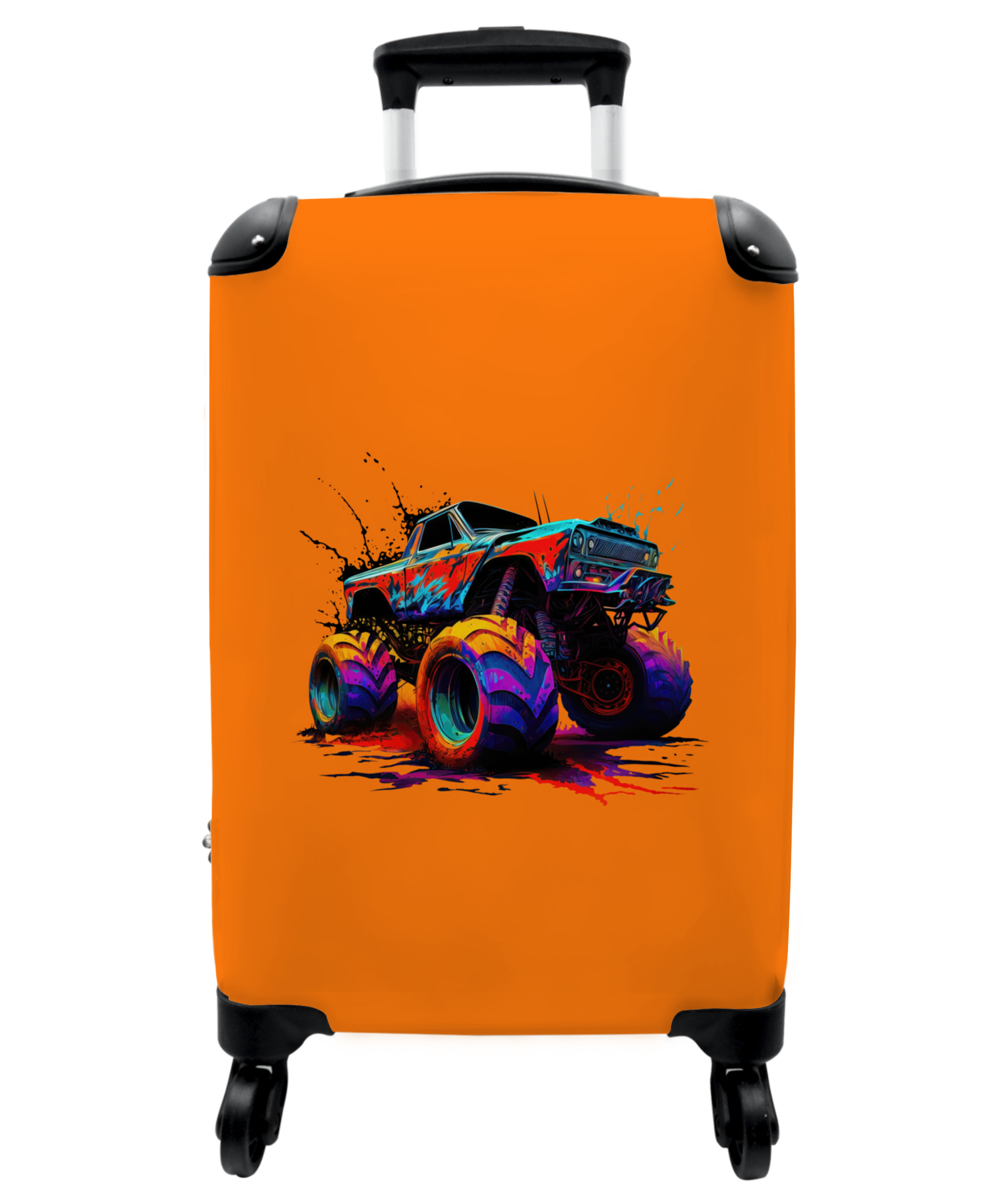 Koffer - Monstertruck - Neon - Verf - Oranje-1
