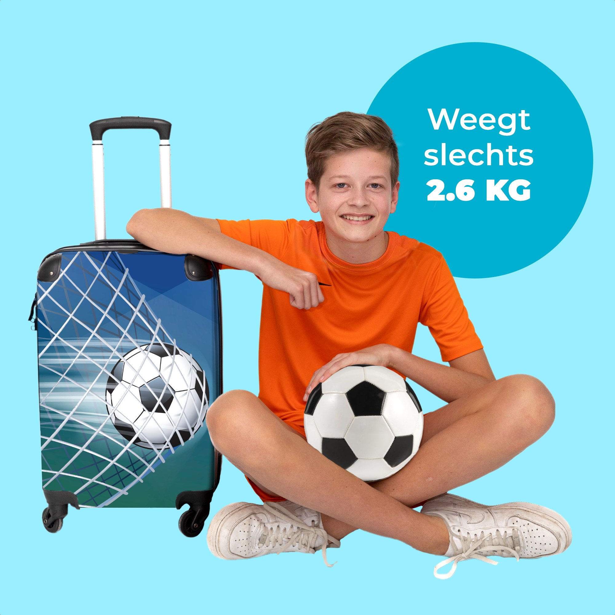 Kinderkoffer - Voetbal in net-4