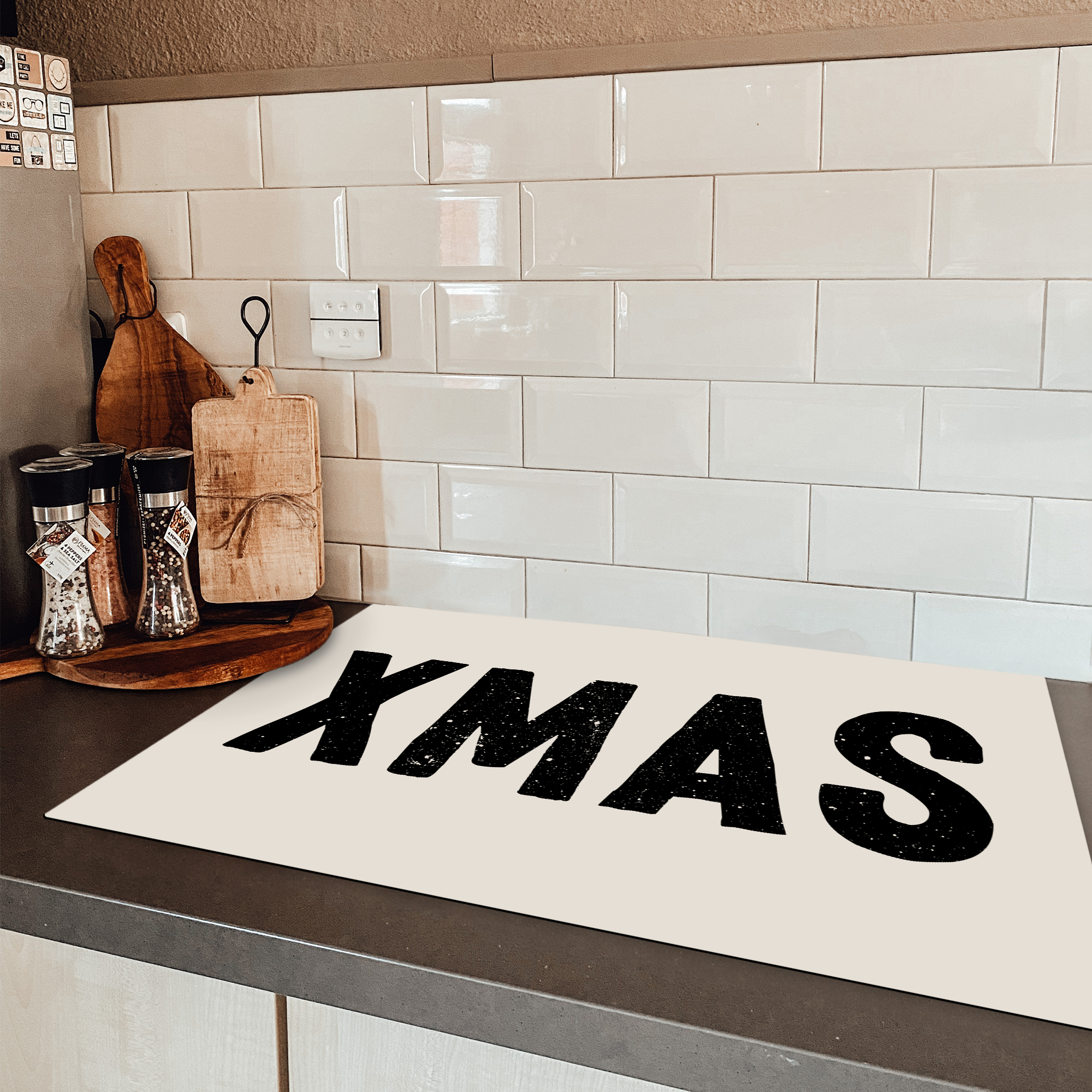 Inductiebeschermer - Kerst - Beige - Quotes - Xmas - Feestdagen-3