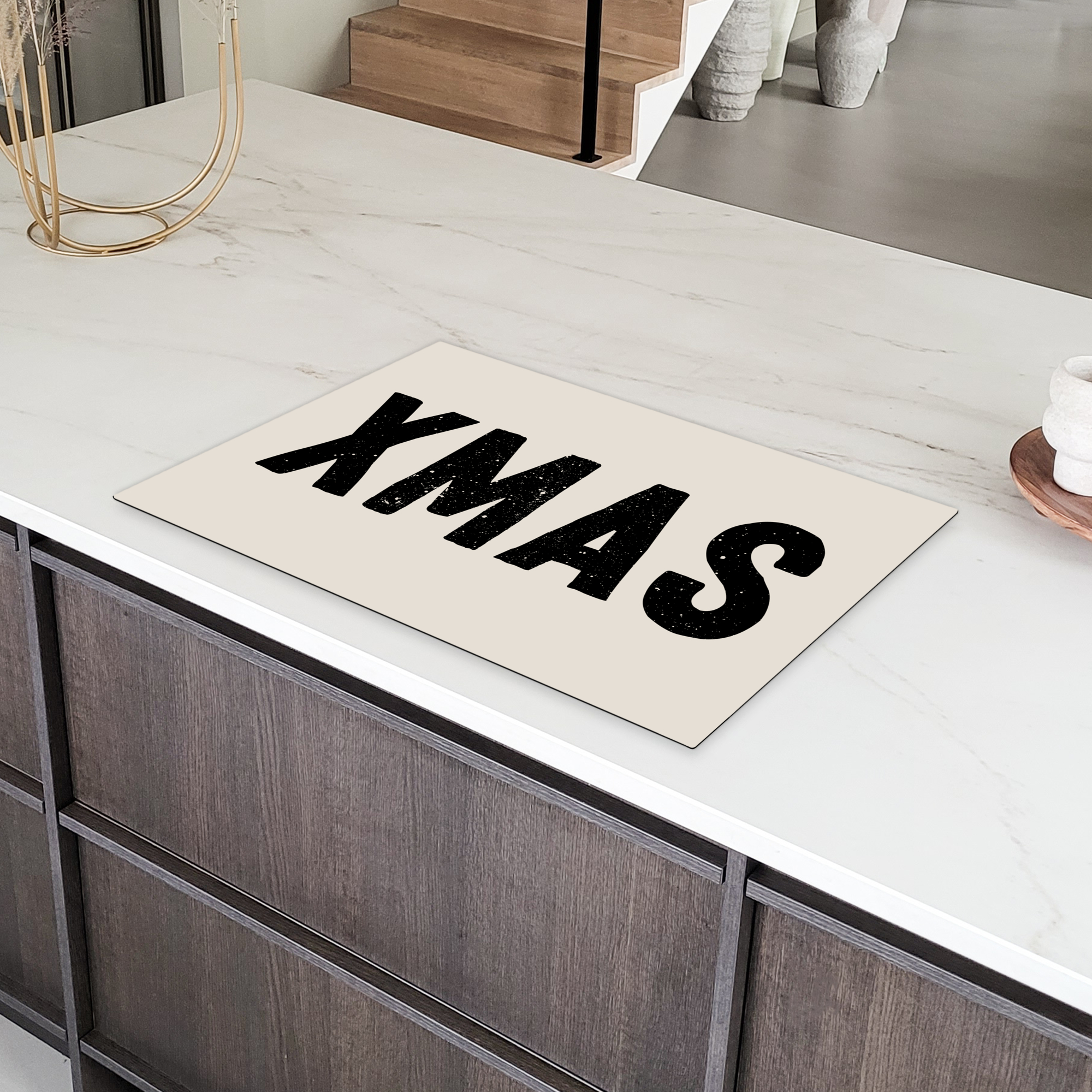 Inductiebeschermer - Kerst - Beige - Quotes - Xmas - Feestdagen-4