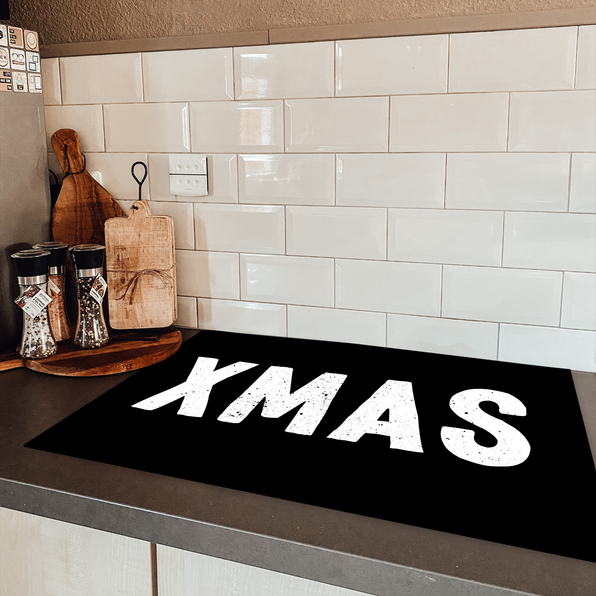 Inductiebeschermer - Kerst - Quotes - Xmas - Zwart - Feestdagen-3