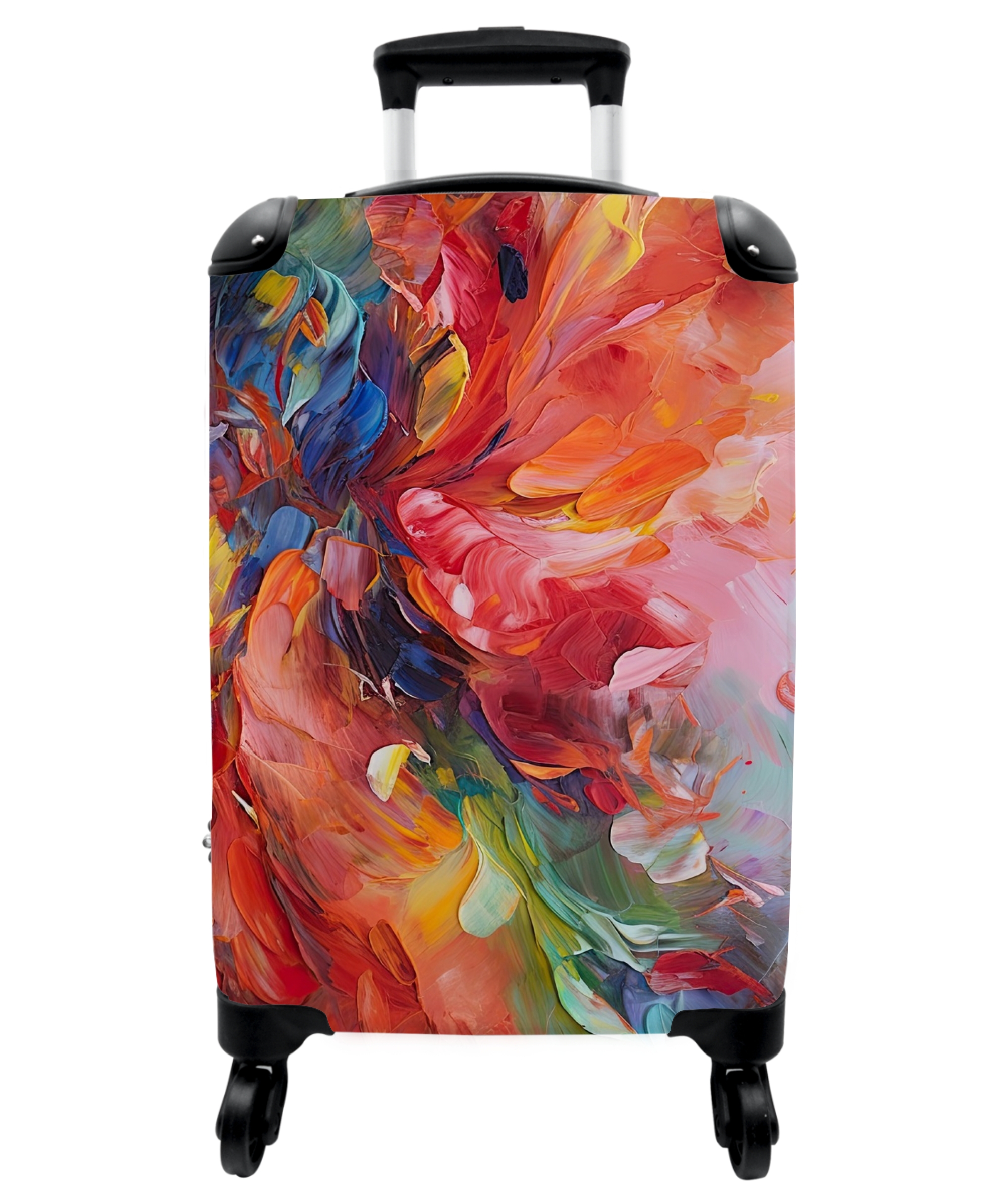 Koffer - Olieverf - Kunst - Abstract - Kleurrijk