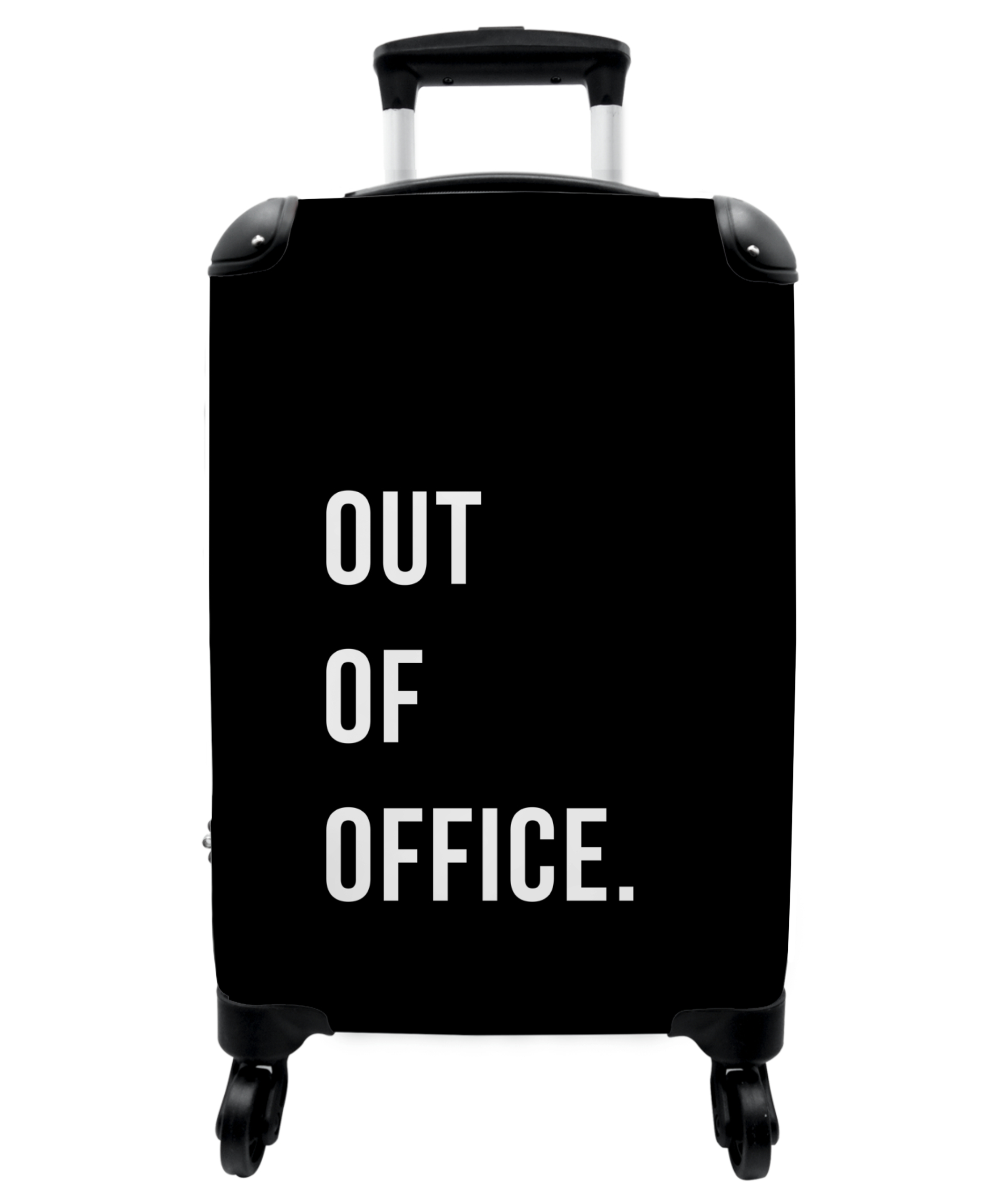 Koffer - Quotes - Out of office - Zwart