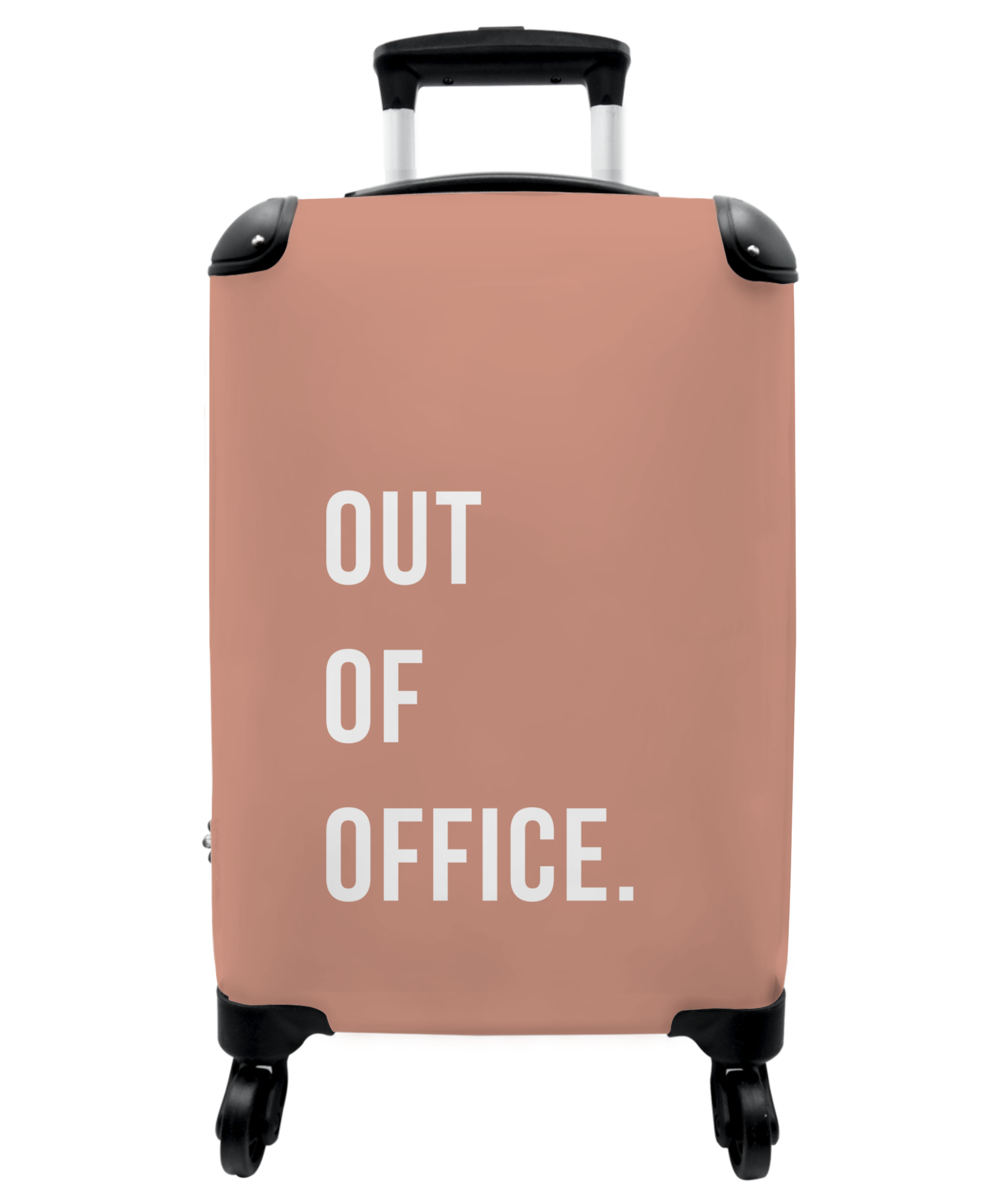Koffer - Quotes - Roze - Out of office-1