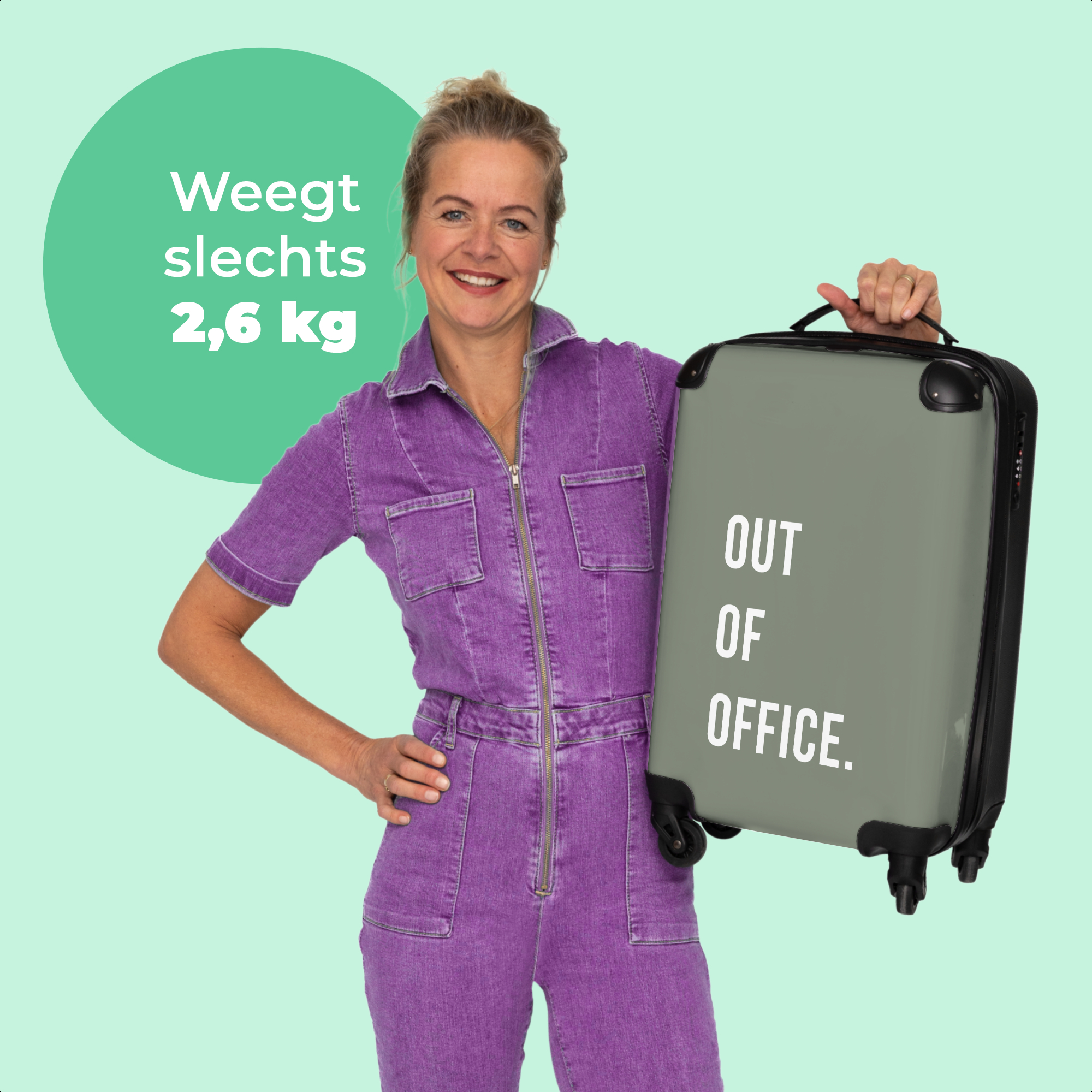 Koffer - Quotes - Out of office - Groen-4