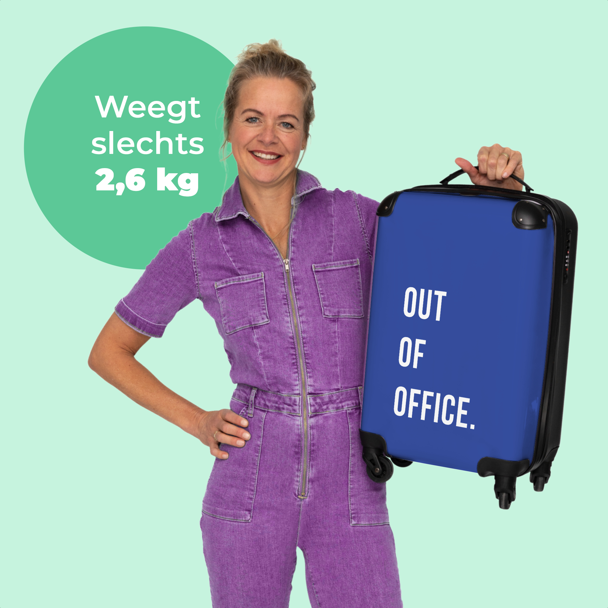 Koffer - Quotes - Out of office - Blauw-4