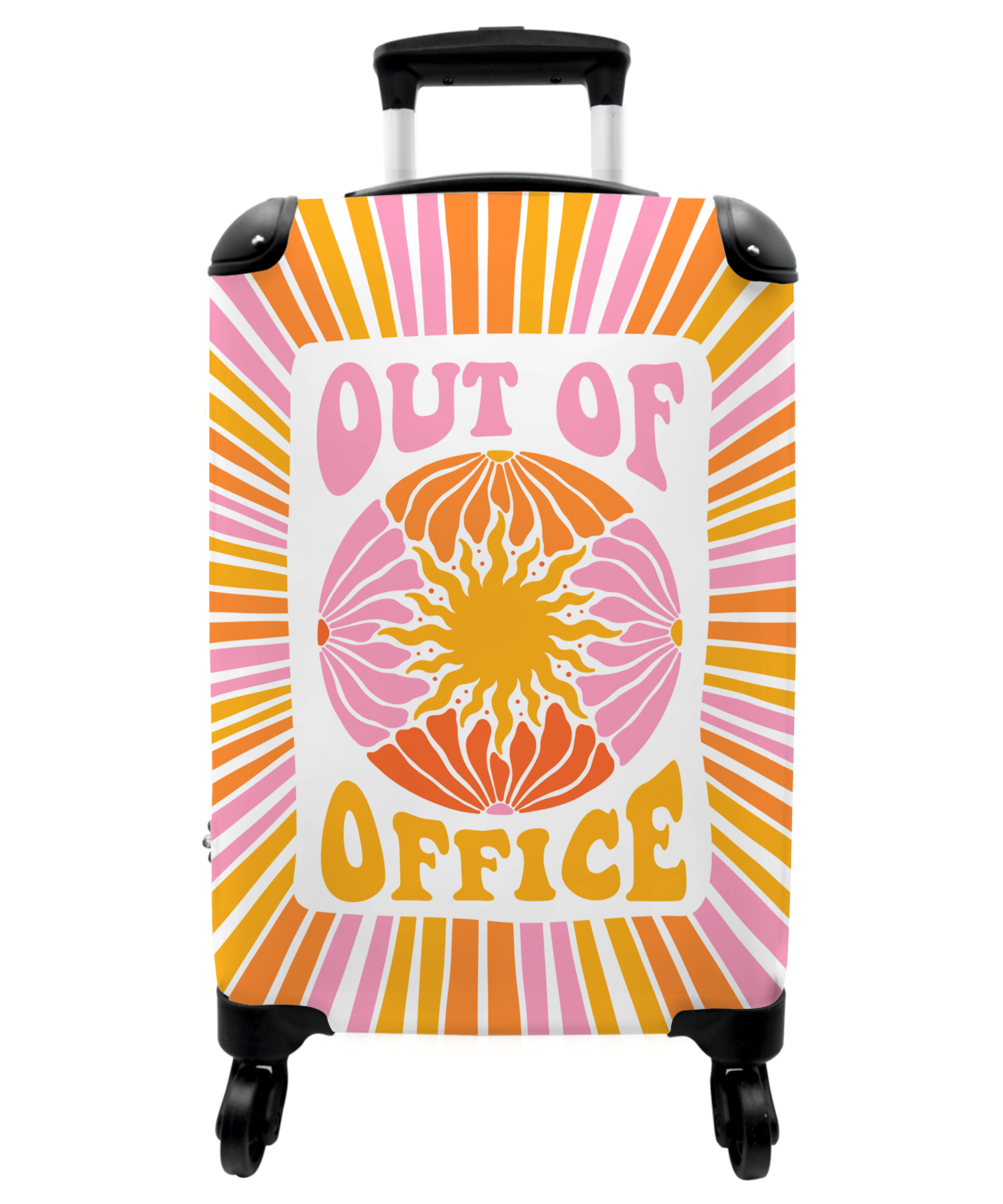 Koffer - Quotes - Out of office - Roze - Oranje - Geel-thumbnail-1