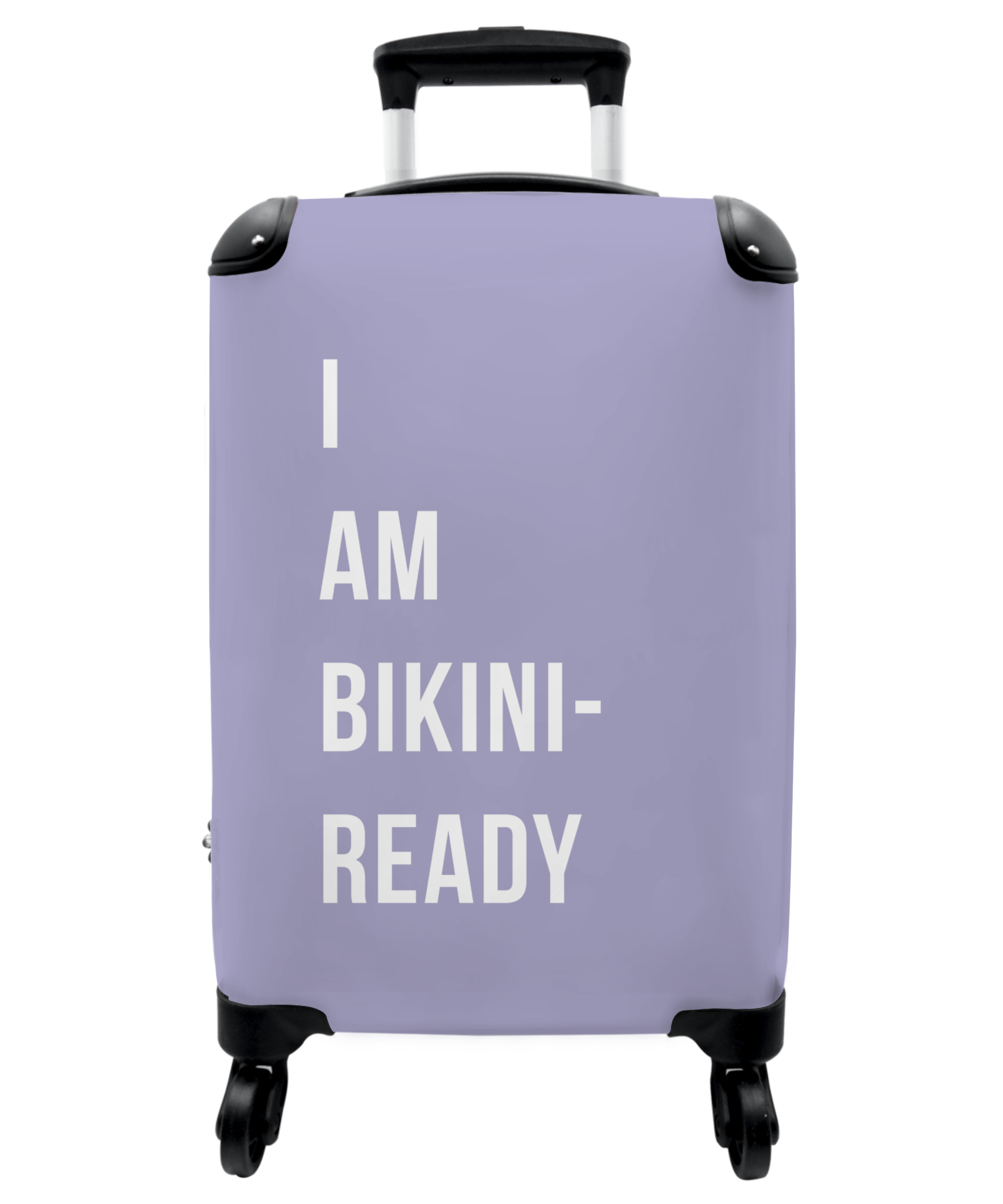 Koffer - I am bikini ready - Paars - Quote-thumbnail-1