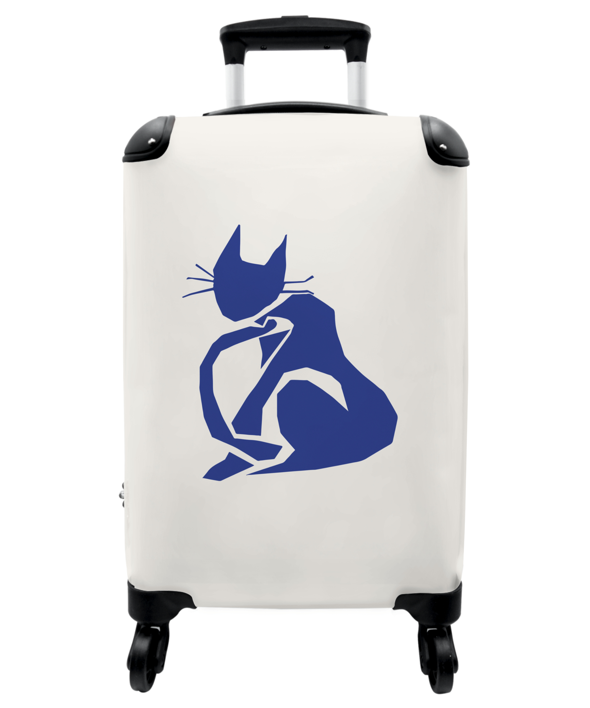 Koffer - Kunst - Kat - Matisse - Blauw - Dieren
