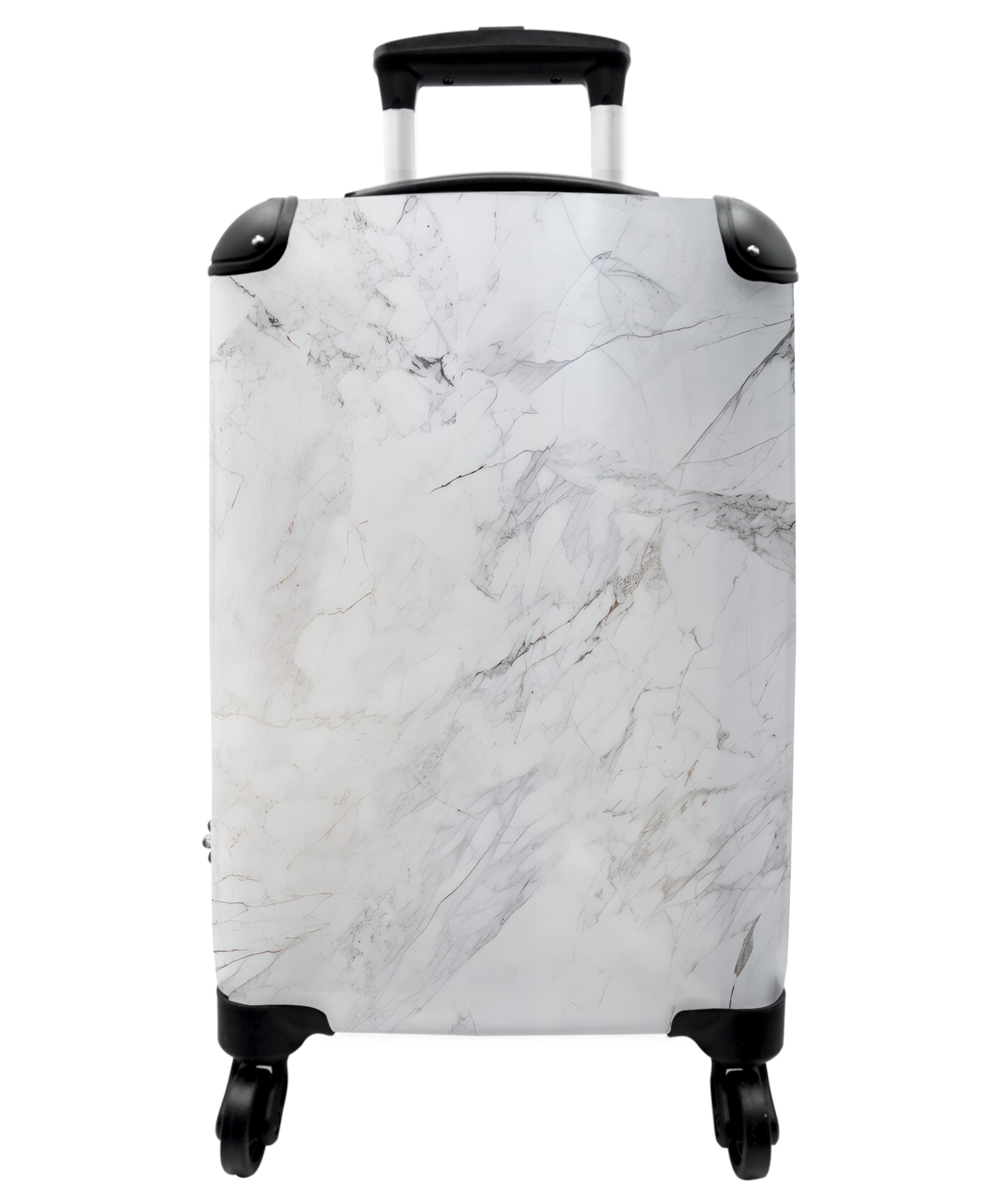 Koffer - Marmer - Design - Vormen - Grijs - Marmerlook