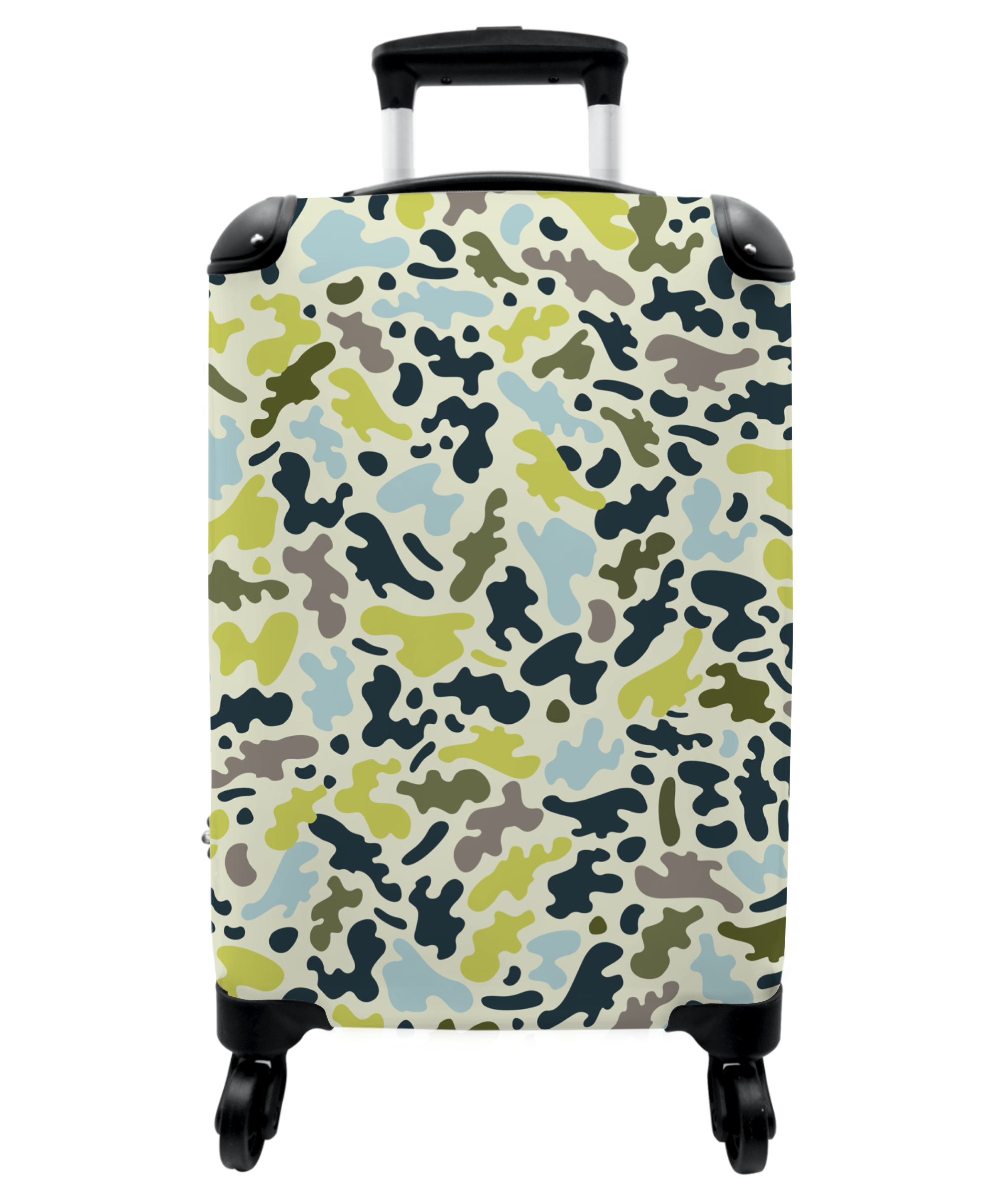 Koffer - Camouflage - Camo - Design - Groen-1