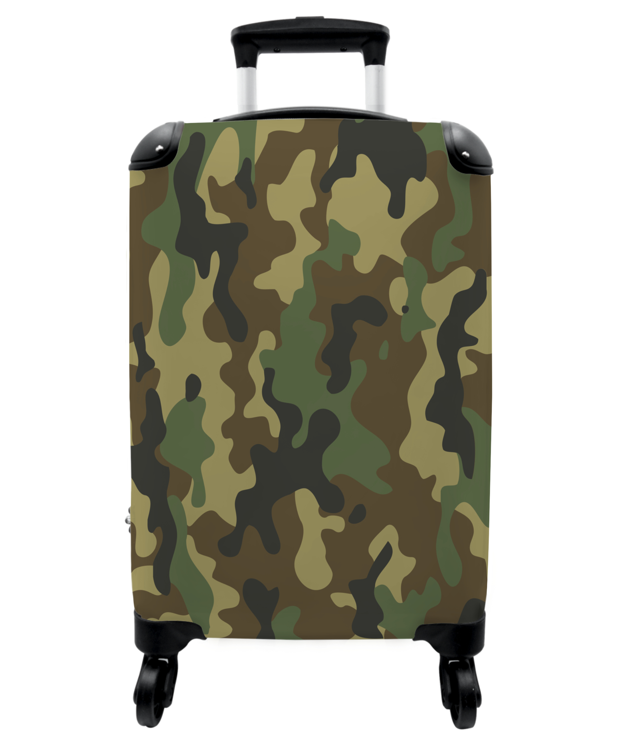 Koffer - Camouflage - Groen - Design - Camo