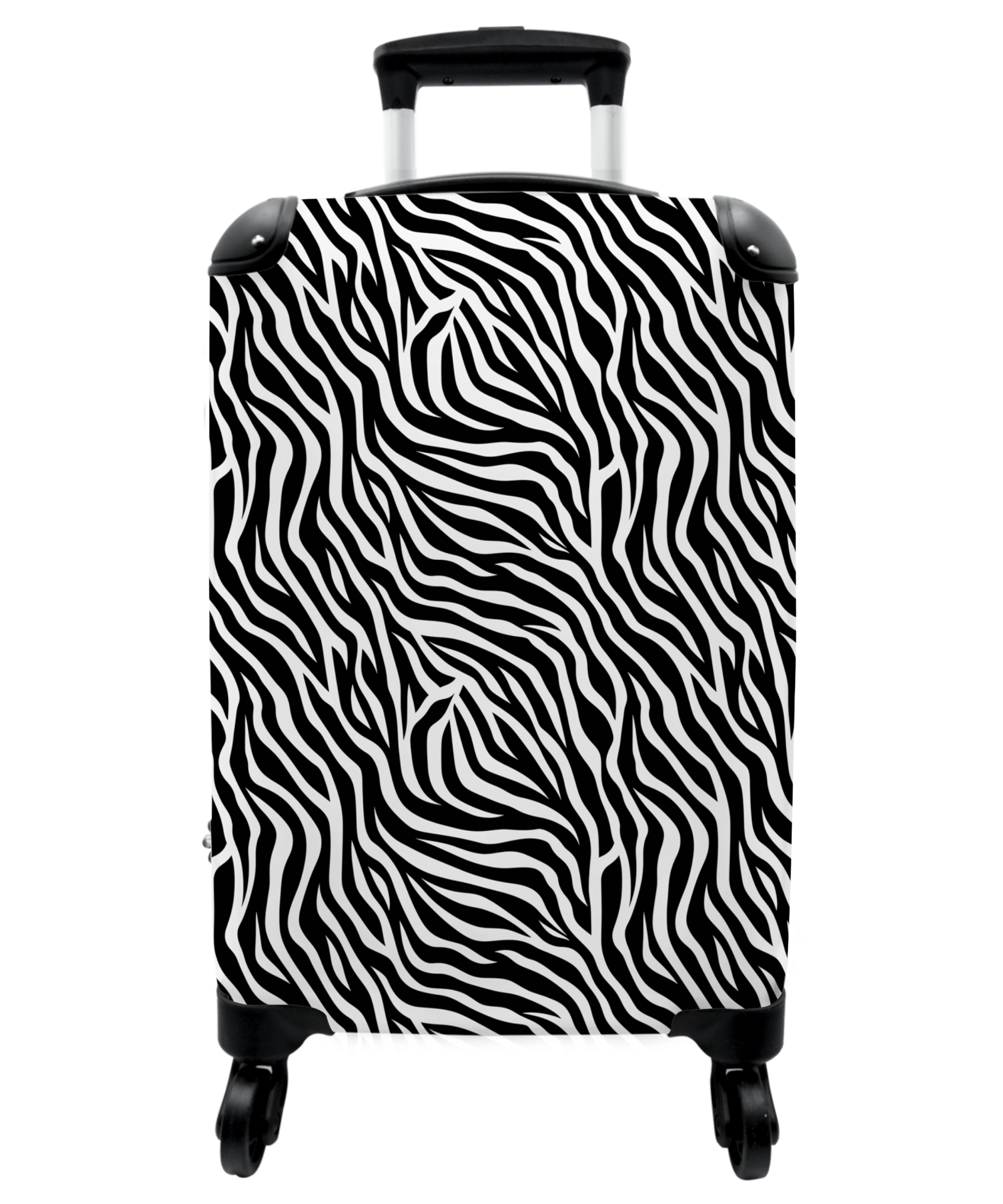 Koffer - Dierenprint - Zebra - Design - Zwart wit