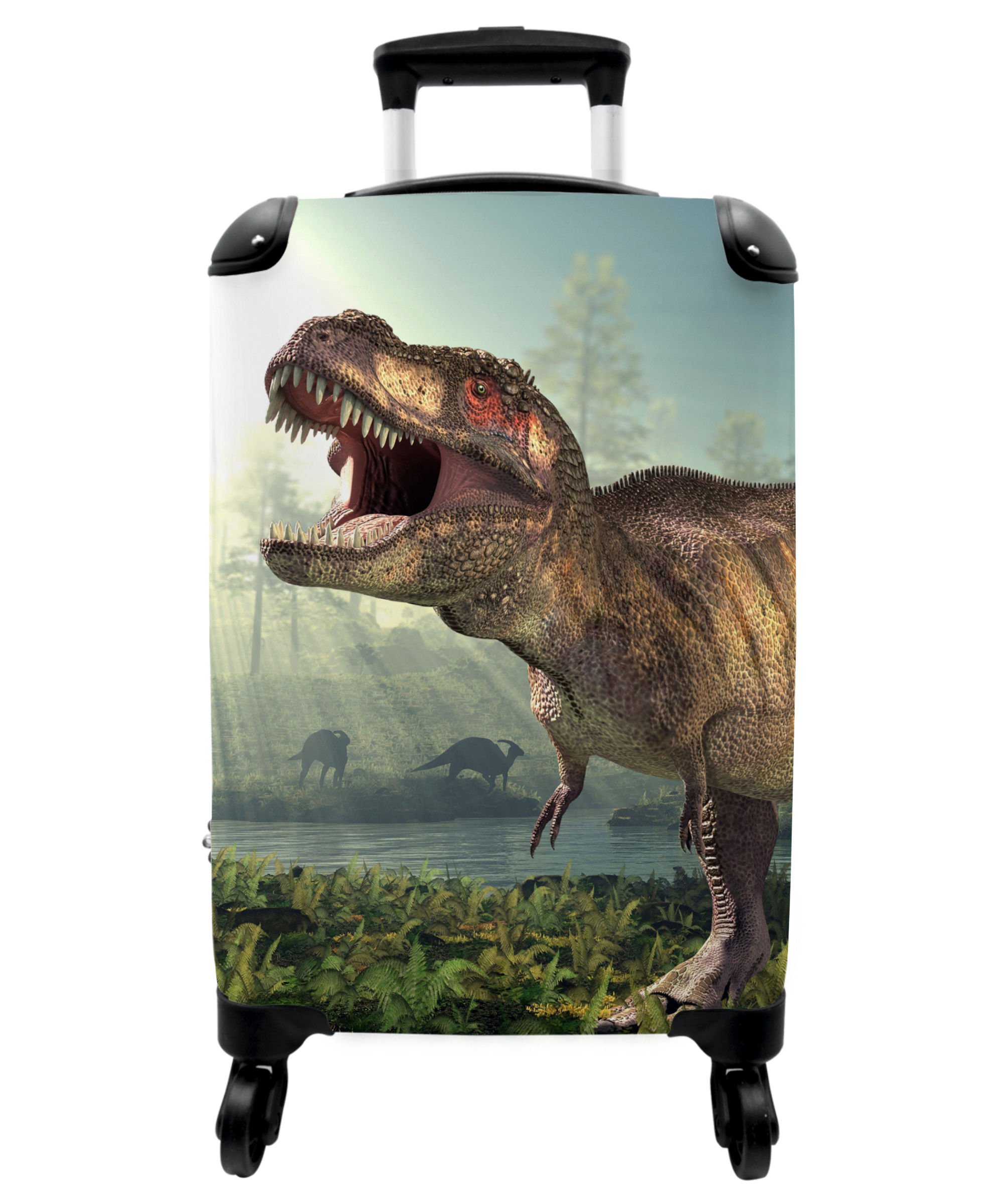 Koffer - Dinosaurus - Natuur - Zonsondergang - Dino-1