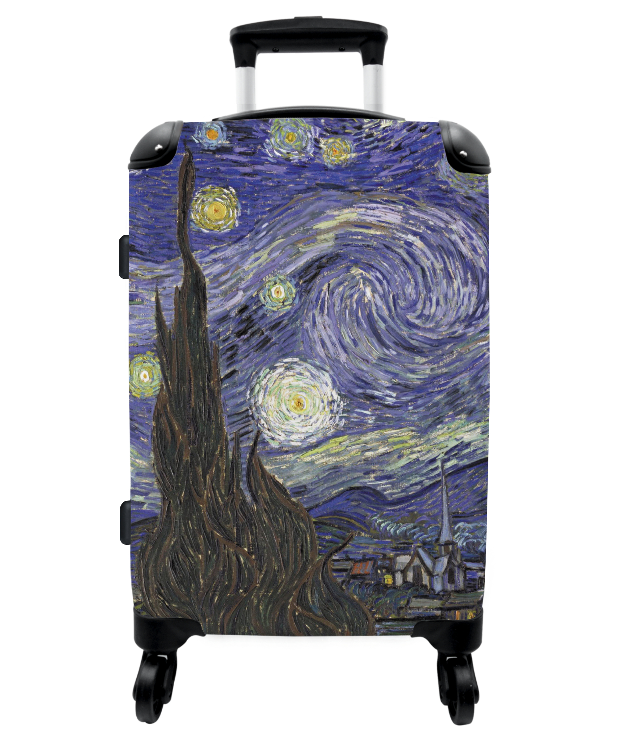 Koffer - Van Gogh - Sterrenhemel - Kunst - Oude meesters - Blauw-1