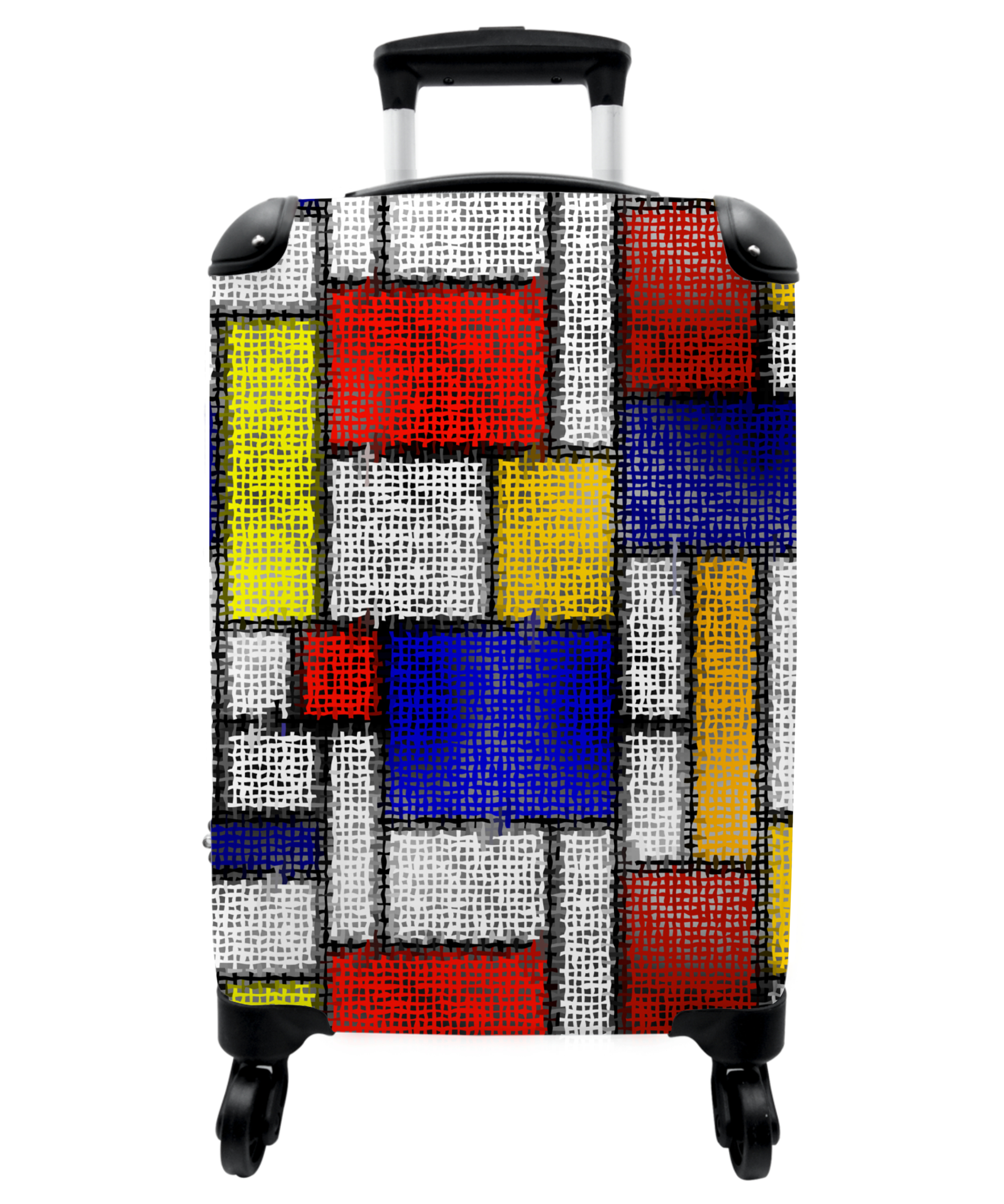 Koffer - Patroon - Kunst - Mondriaan - abstract
