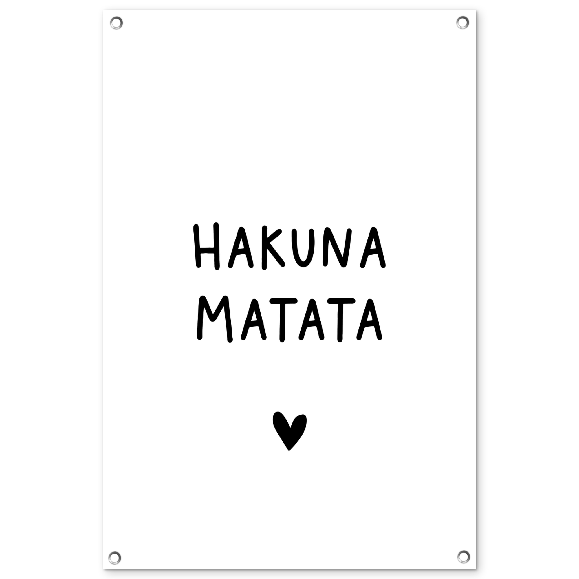 Outdoor Poster - Hakuna matata - Zitate - Sprichwörter