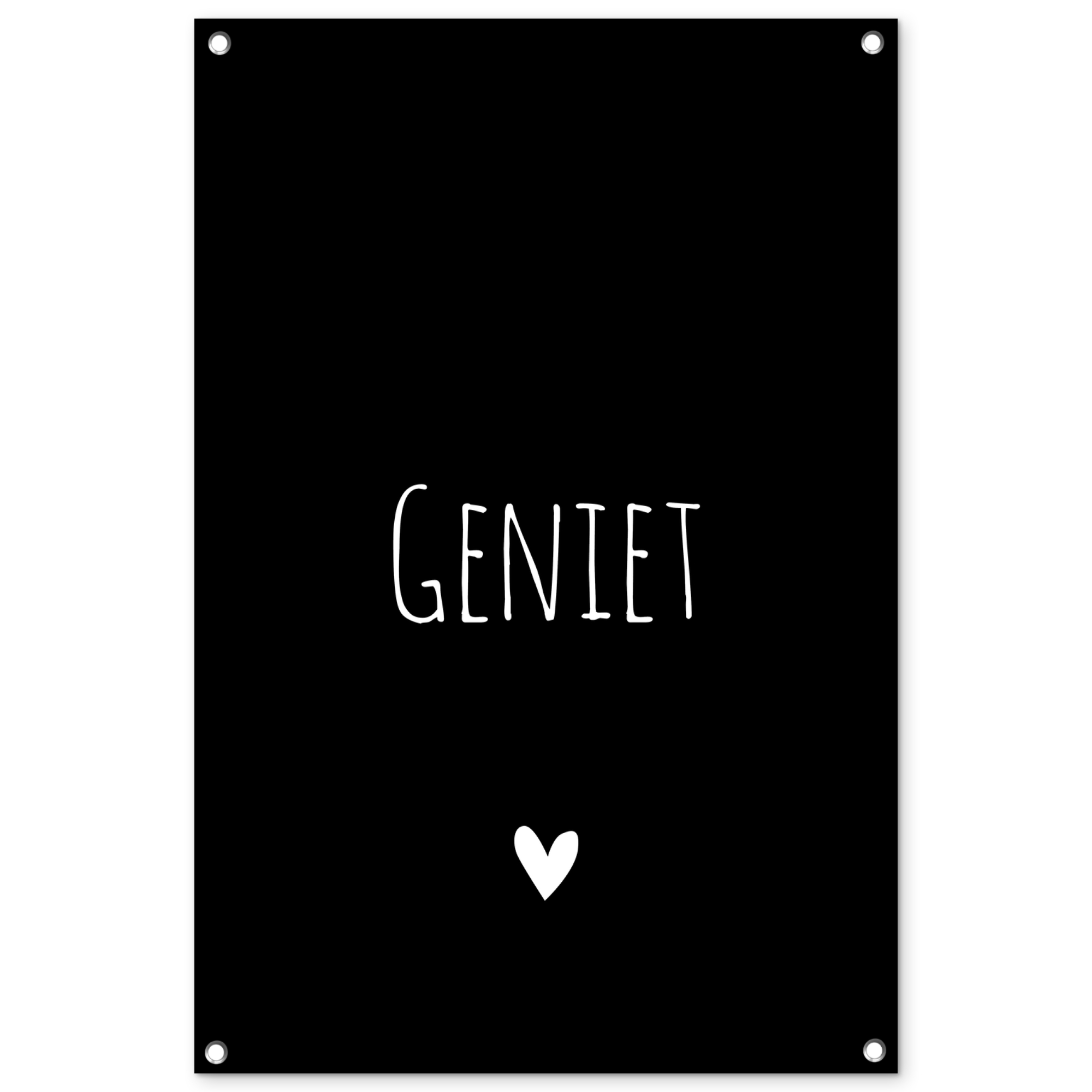 Tuinposter Spreuken - Geniet - Quotes - Tuin