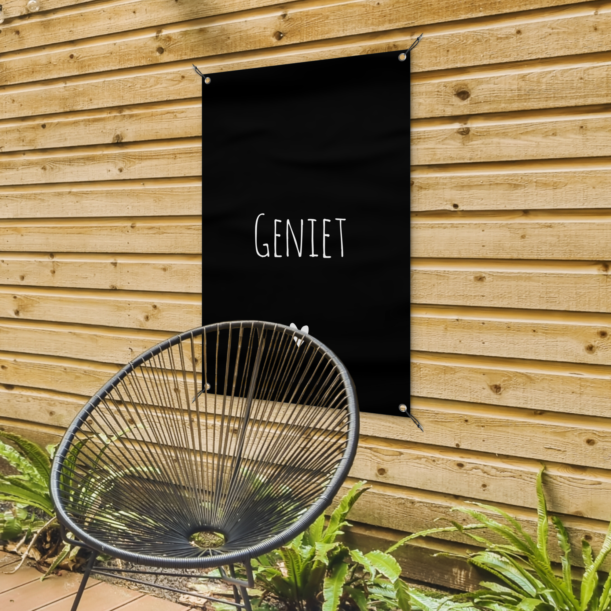 Tuinposter Spreuken - Geniet - Quotes - Tuin-4