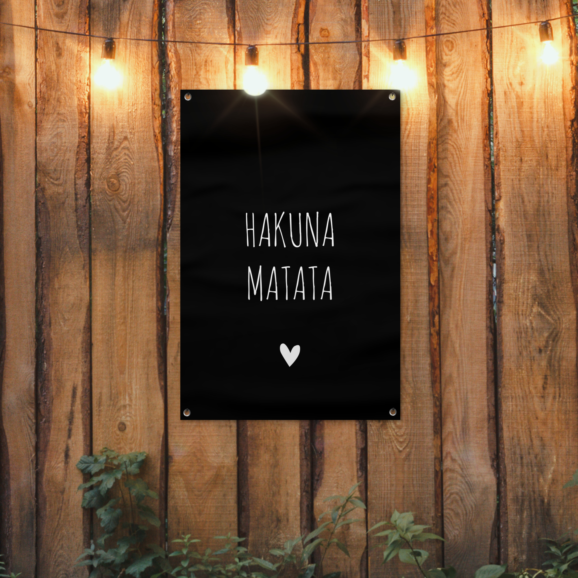 Tuinposter Quotes - Spreuken - Hakuna matata - Tuin-2
