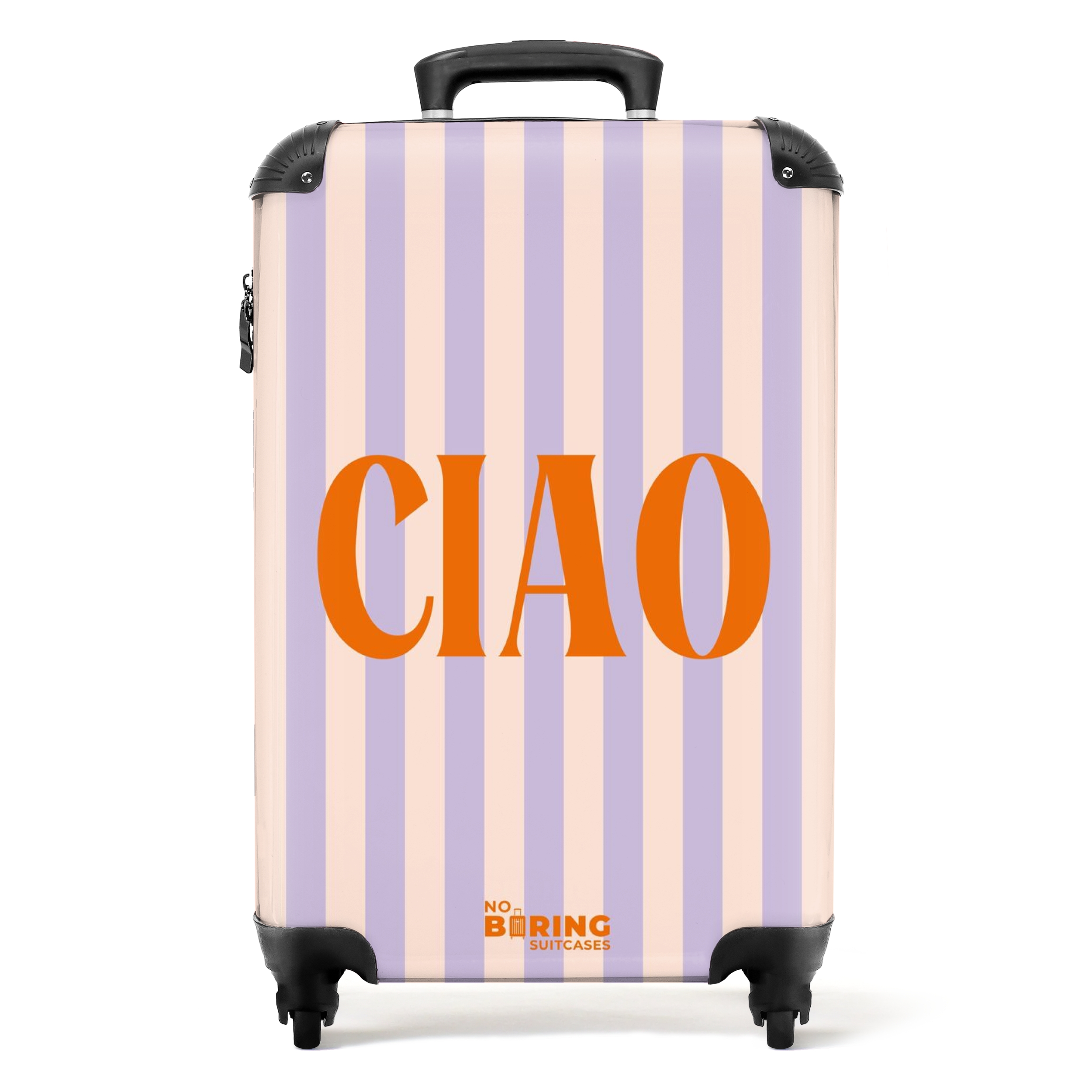 Koffer - Quotes - Ciao pastel lila en zalmkleur