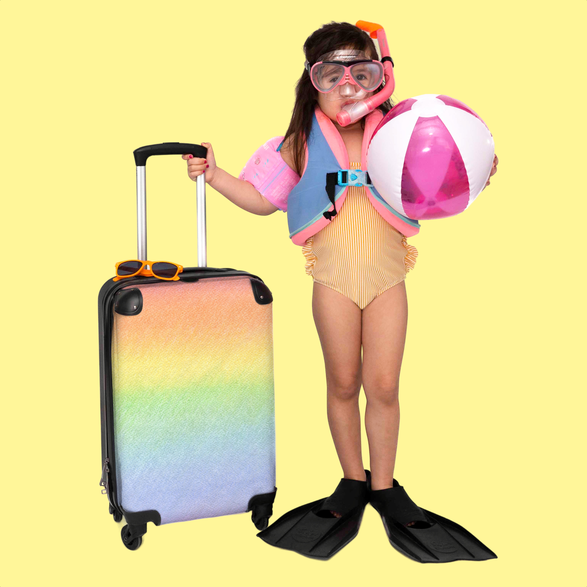 Koffer - Regenboog - Meisje - Pride - Kinderen - Abstract-thumbnail-3