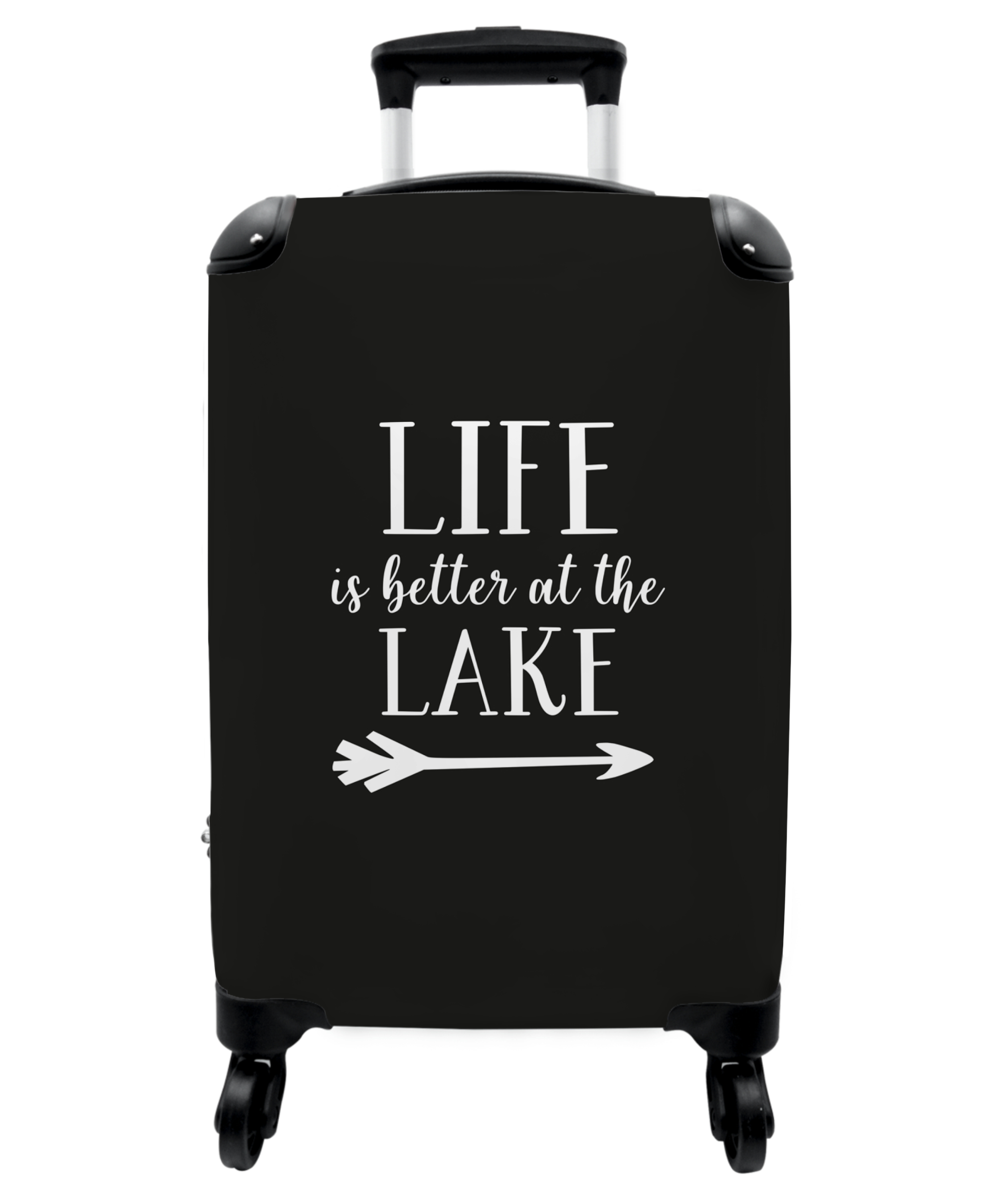 Koffer - Quotes - Natuur - Vakantie - Reizen - Zwart wit