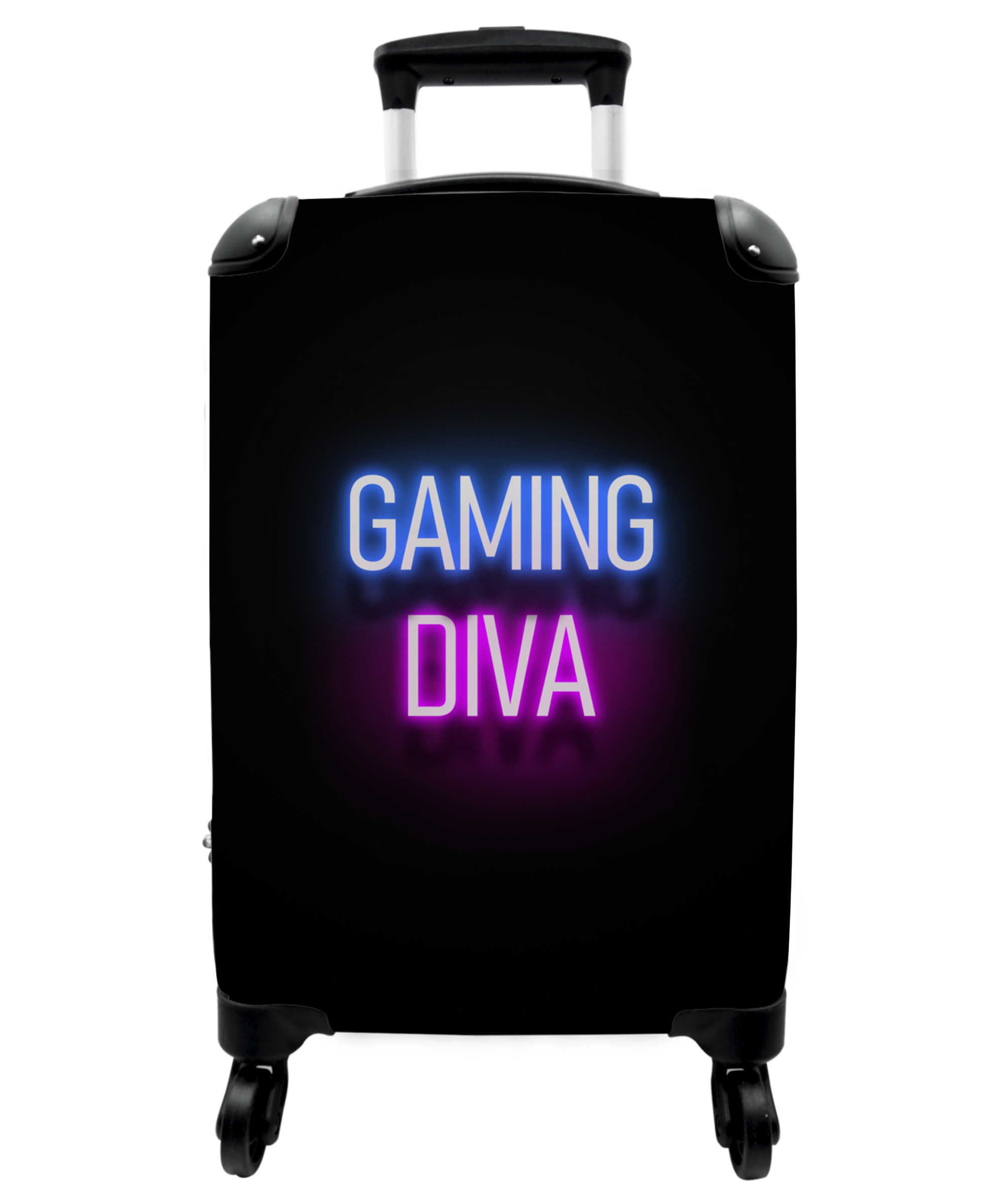 Koffer - Gaming - Quotes - Neon - Gaming diva - Vrouwen-1