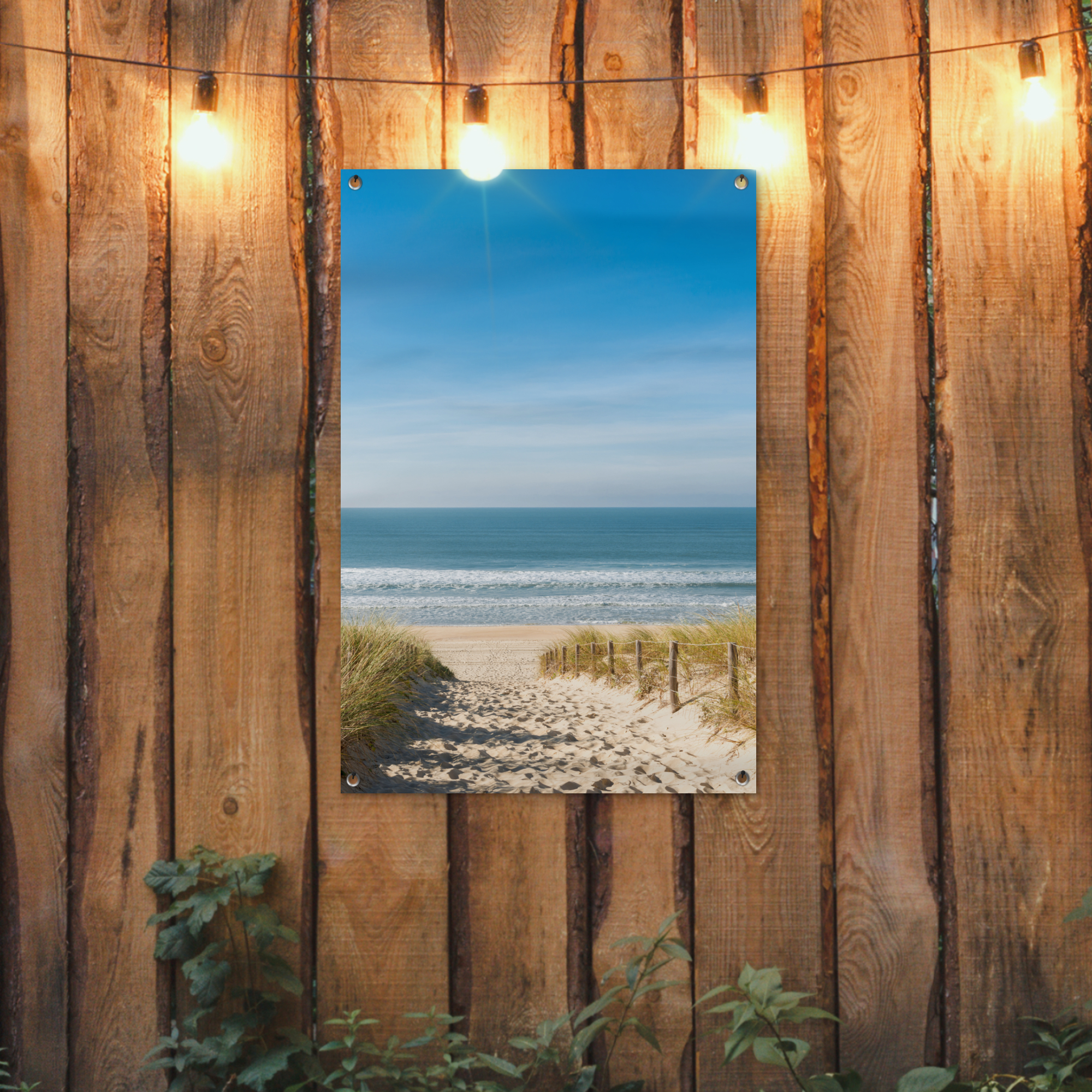 Tuinposter - Strand - Zee - Duin - Zand - Zomer - Staand-2
