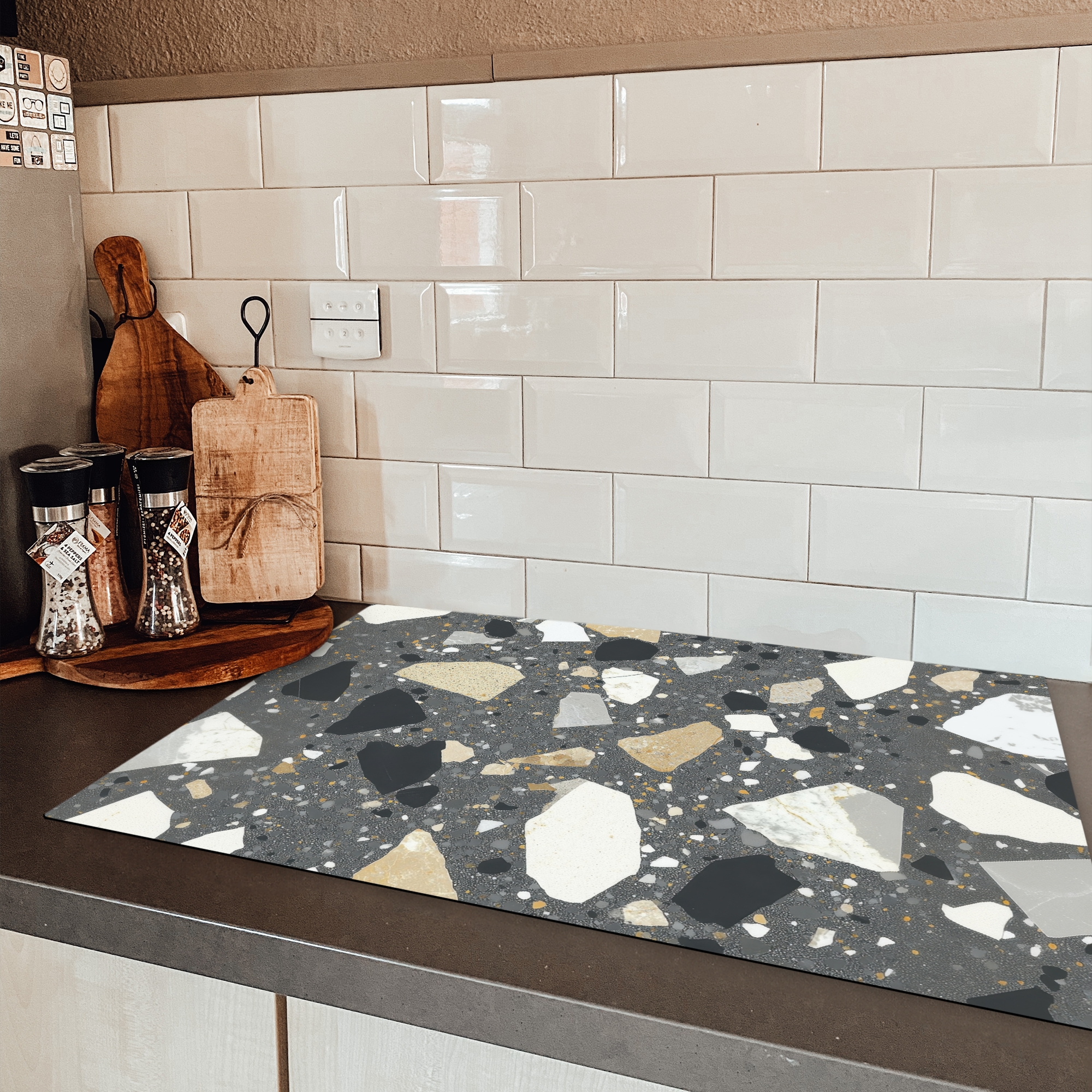 Inductiebeschermer - Terrazzo - Decoratie - Interieur - Stenen-3