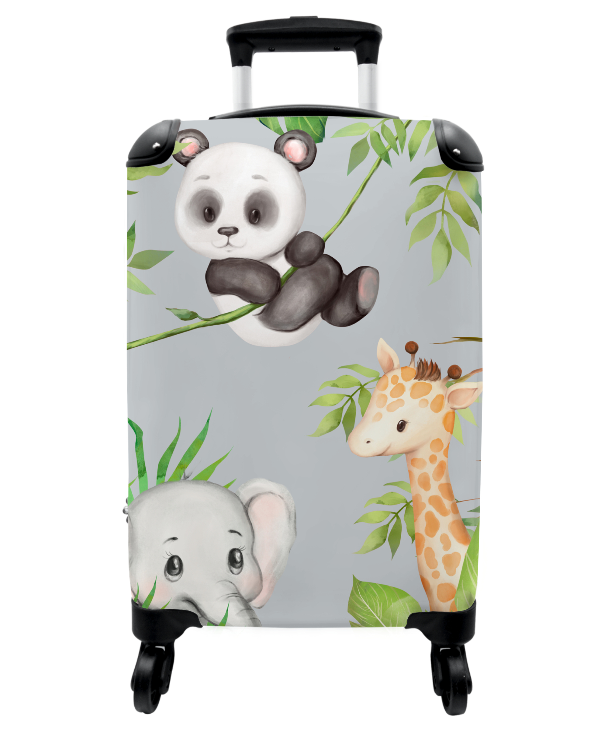 Koffer - Jungle - Panda - Olifant - Giraffe - Kinderen-1