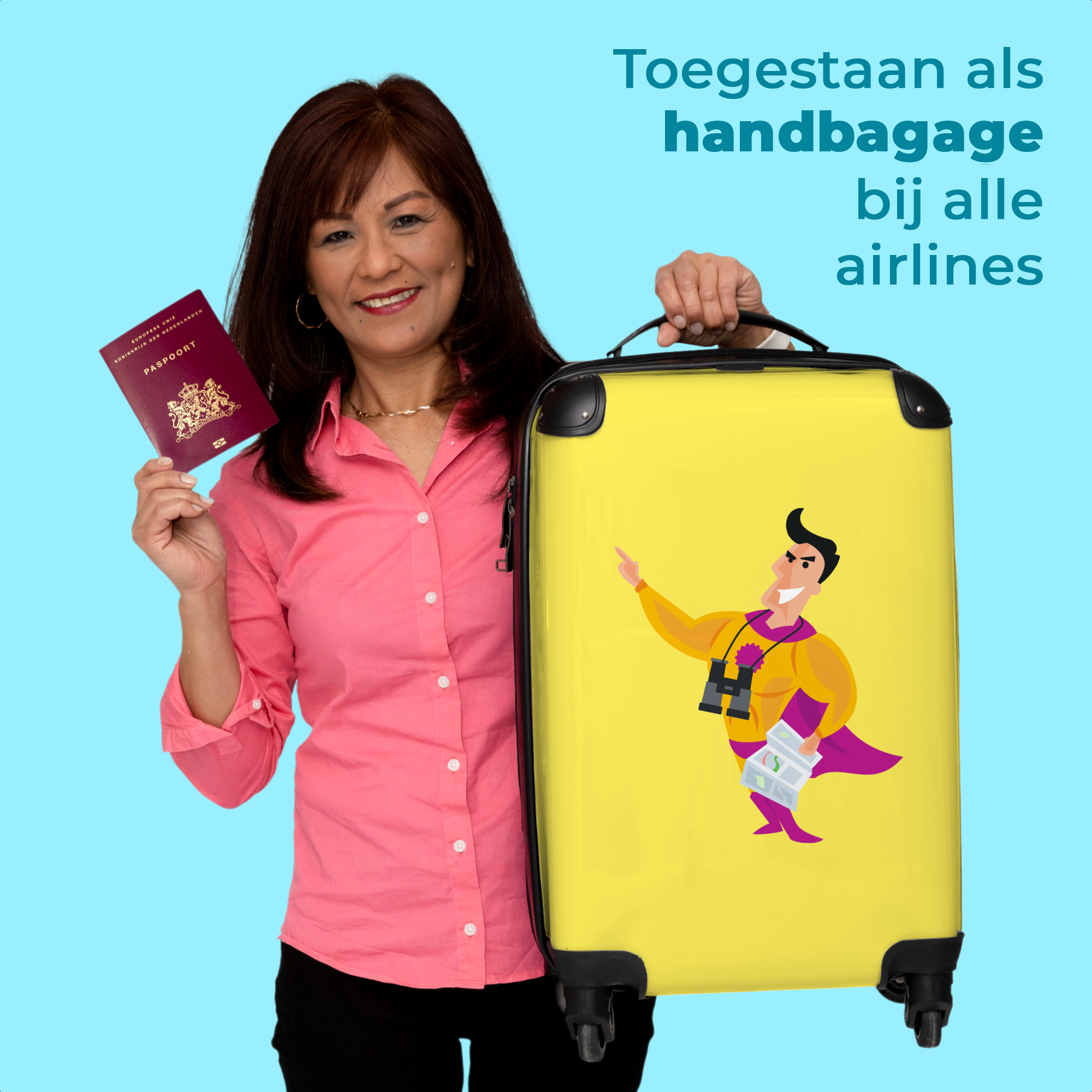 Koffer - VakantieDiscounter - Tourguide - Cartoon-2